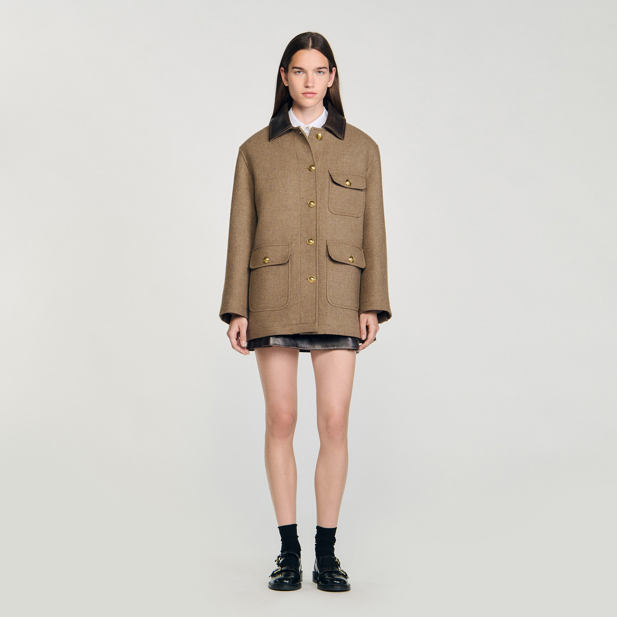 Manteau en tweed