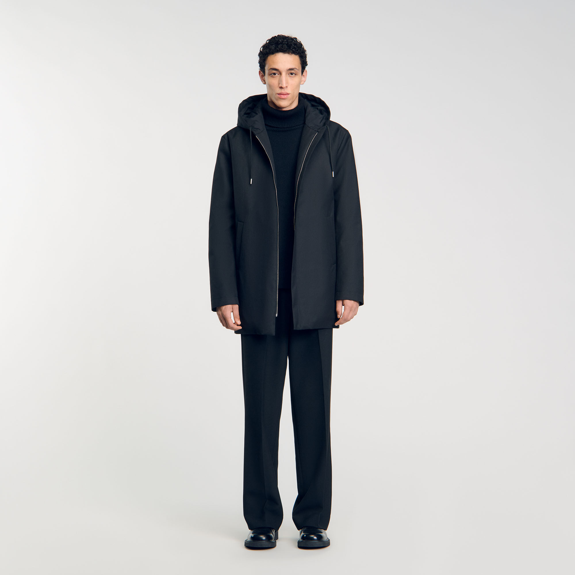 Parka avec capuche et fermeture éclair