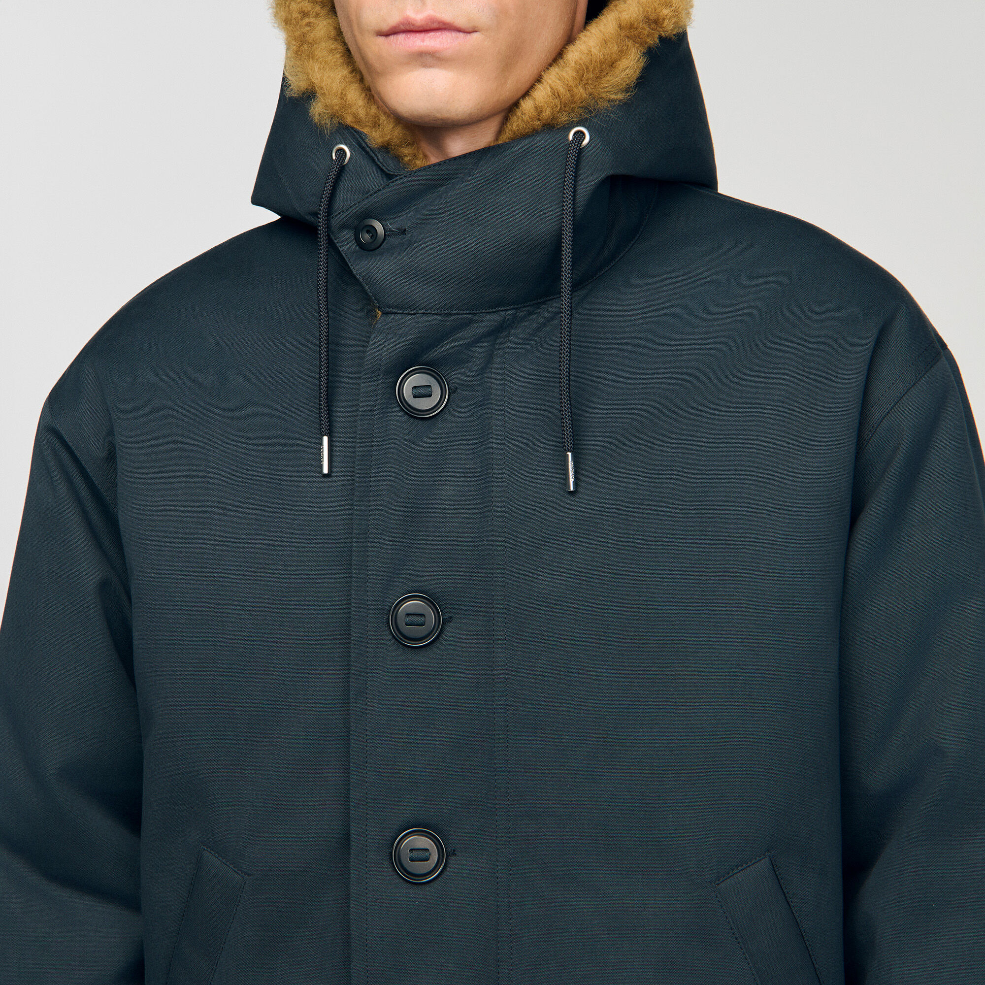 Parka en coton à capuche
