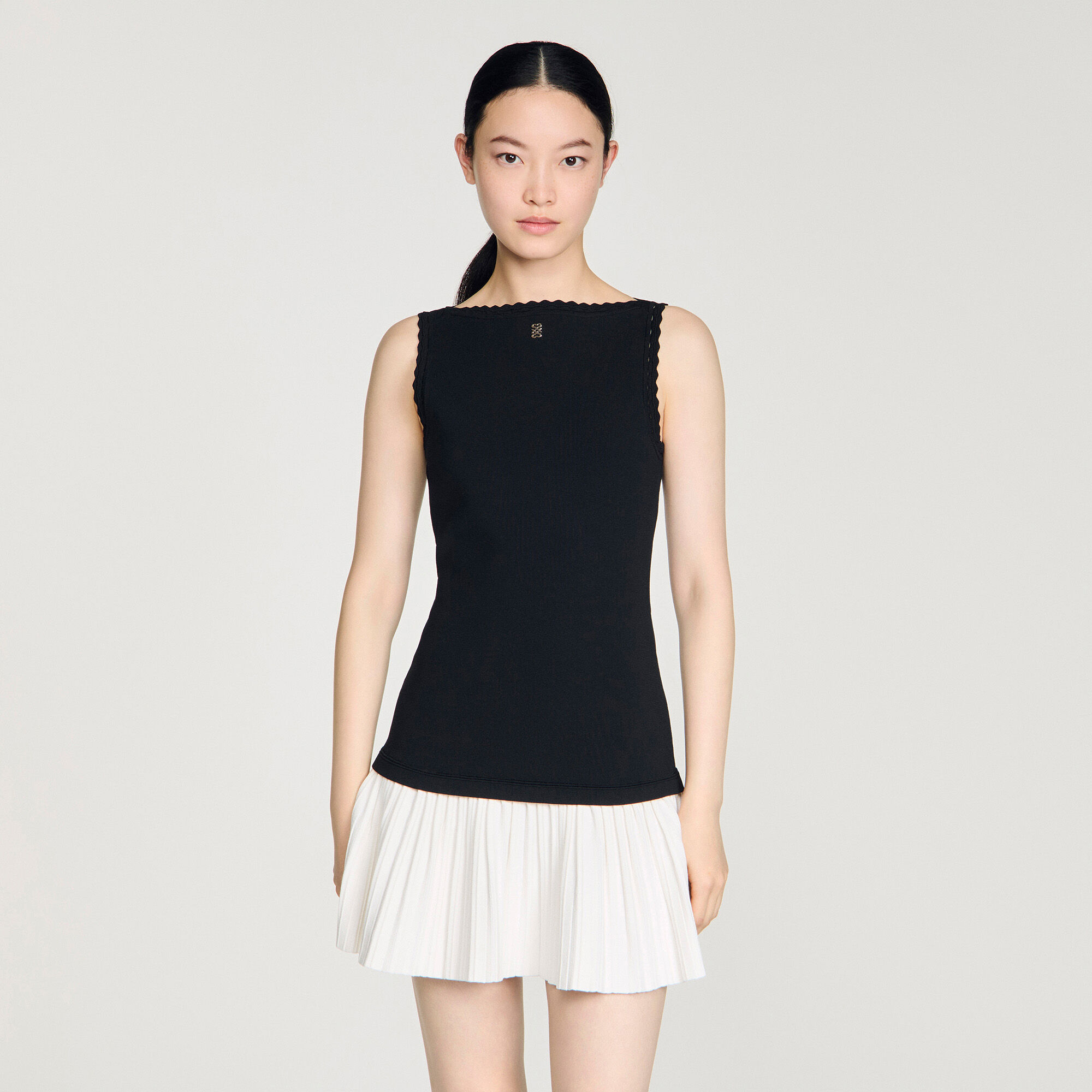 Robe mini deux tons