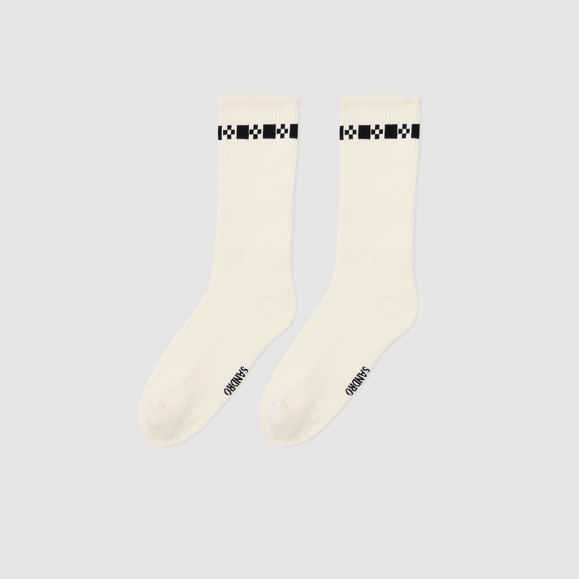 Chaussettes brodées signature Cross