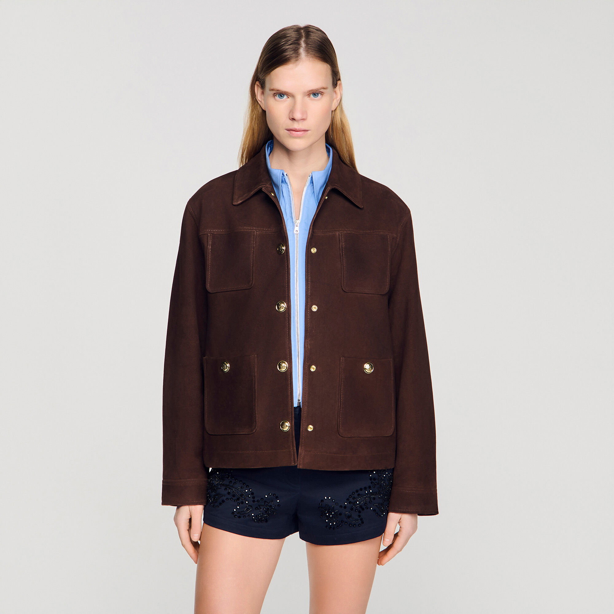 Veste en daim