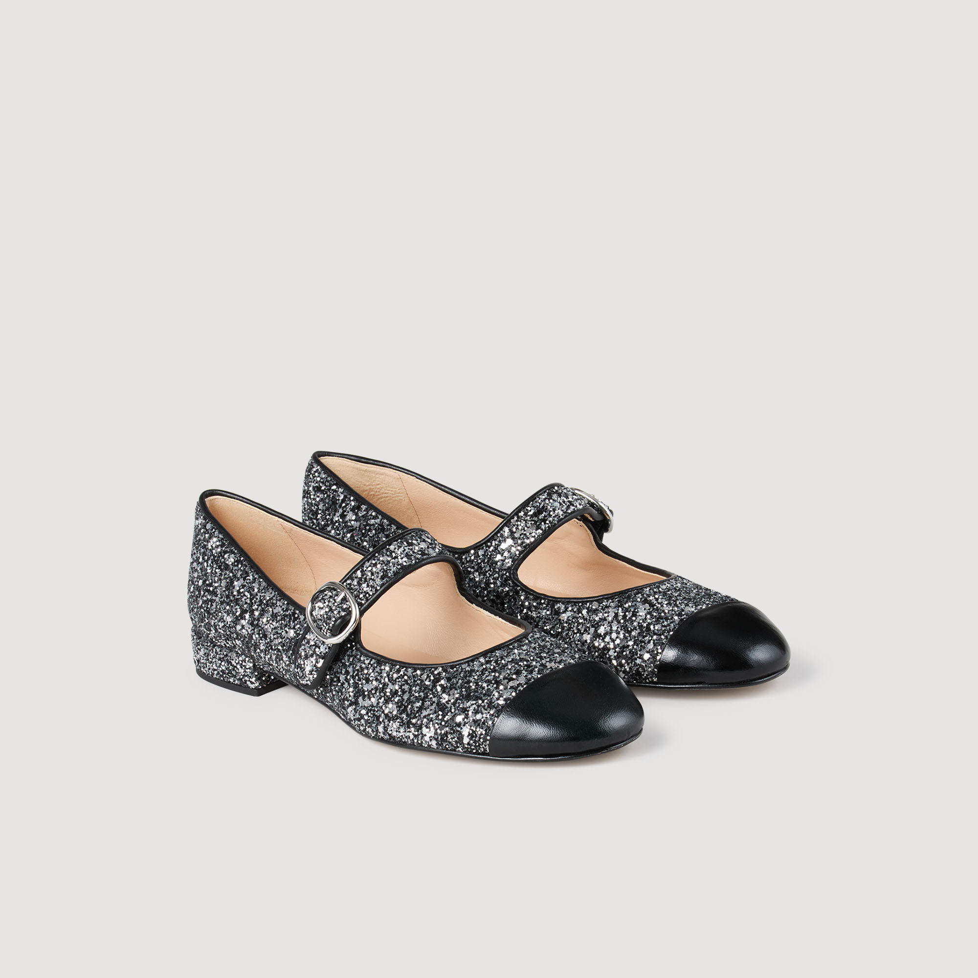 Mocassins ballet à paillettes