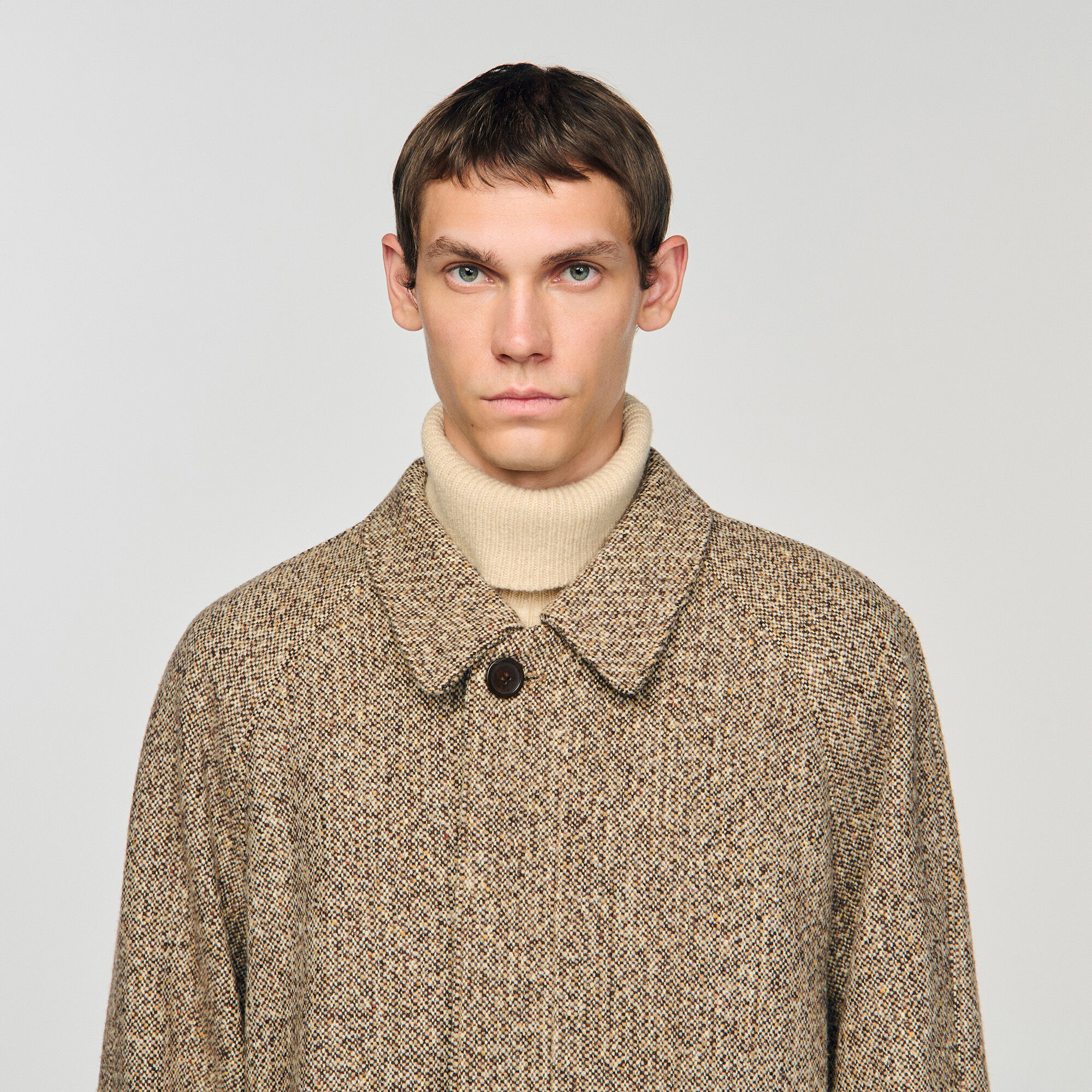 Manteau en laine oversize