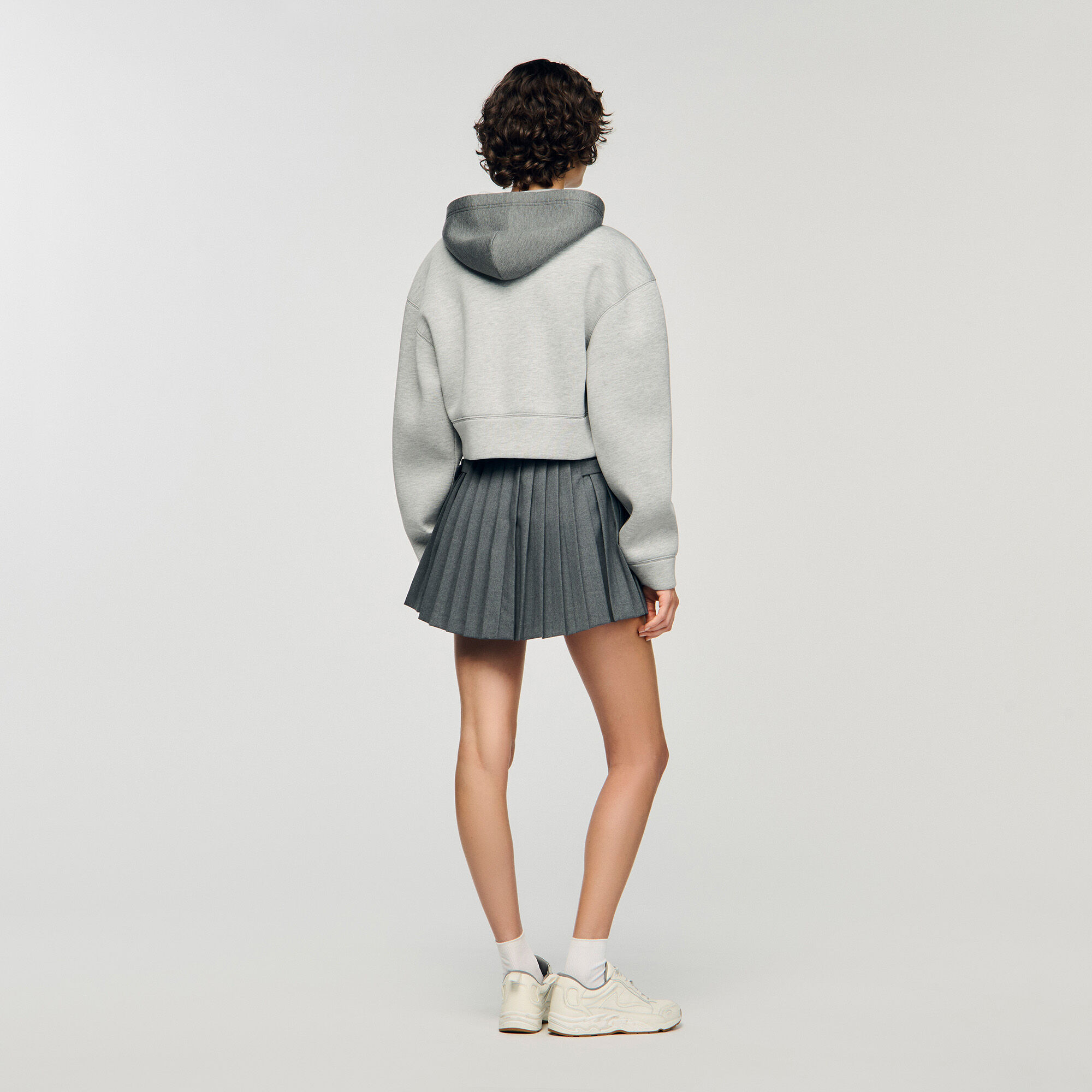 Veste en molleton avec capuche
