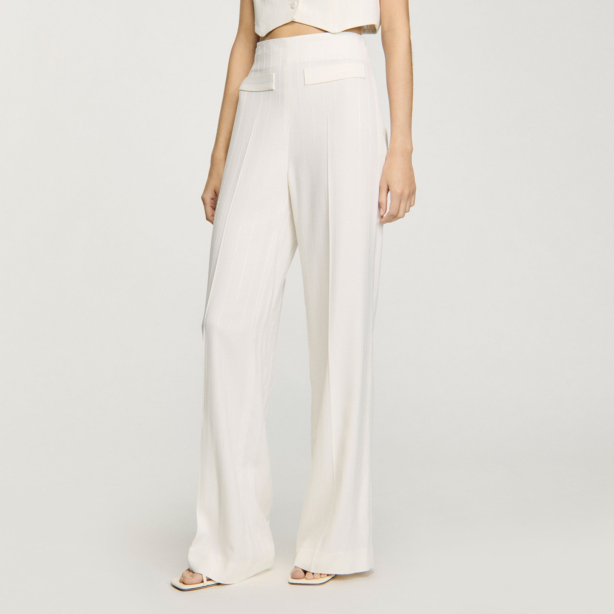 Pantalon de costume à paillettes