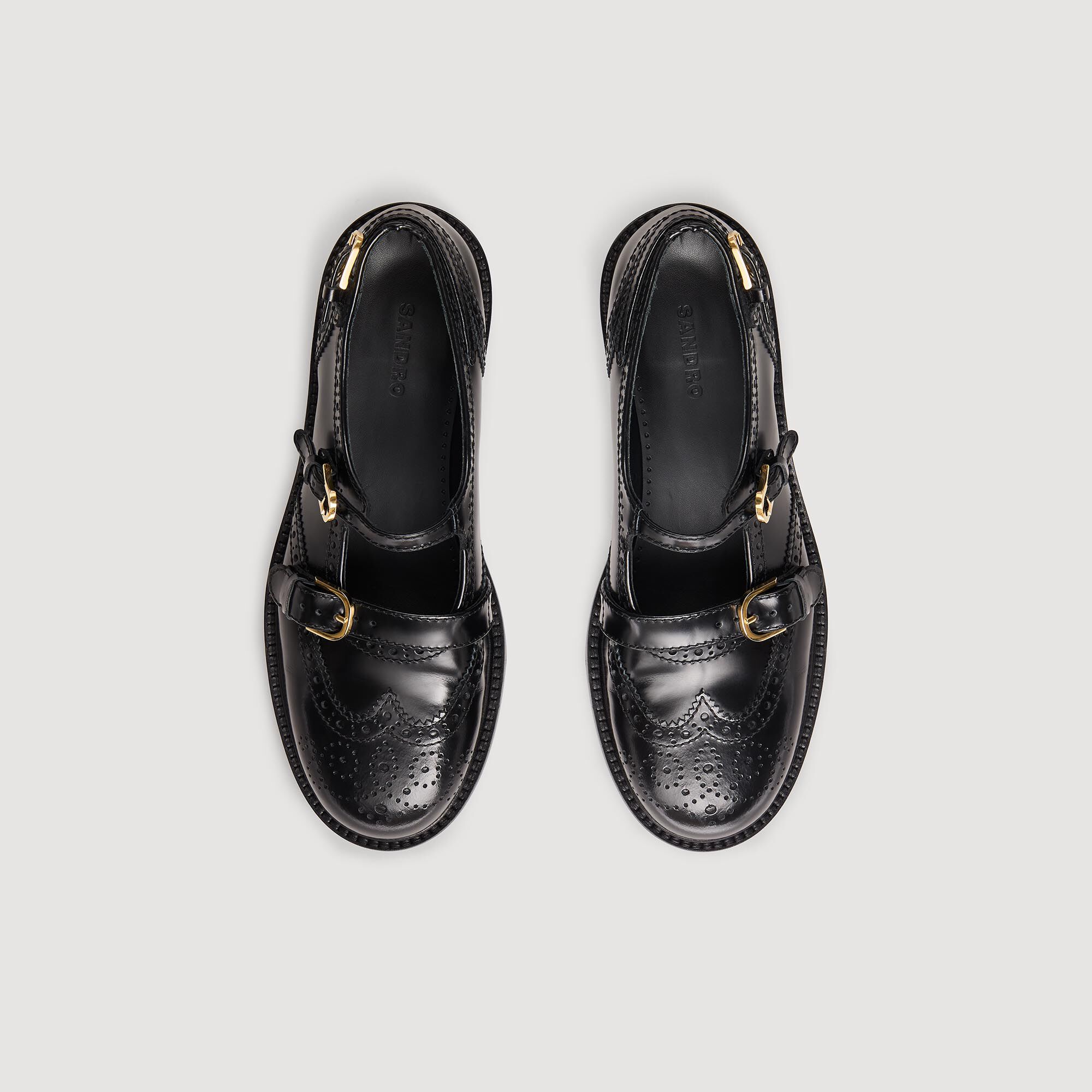 Mocassins Mary Jane à multiples boucles