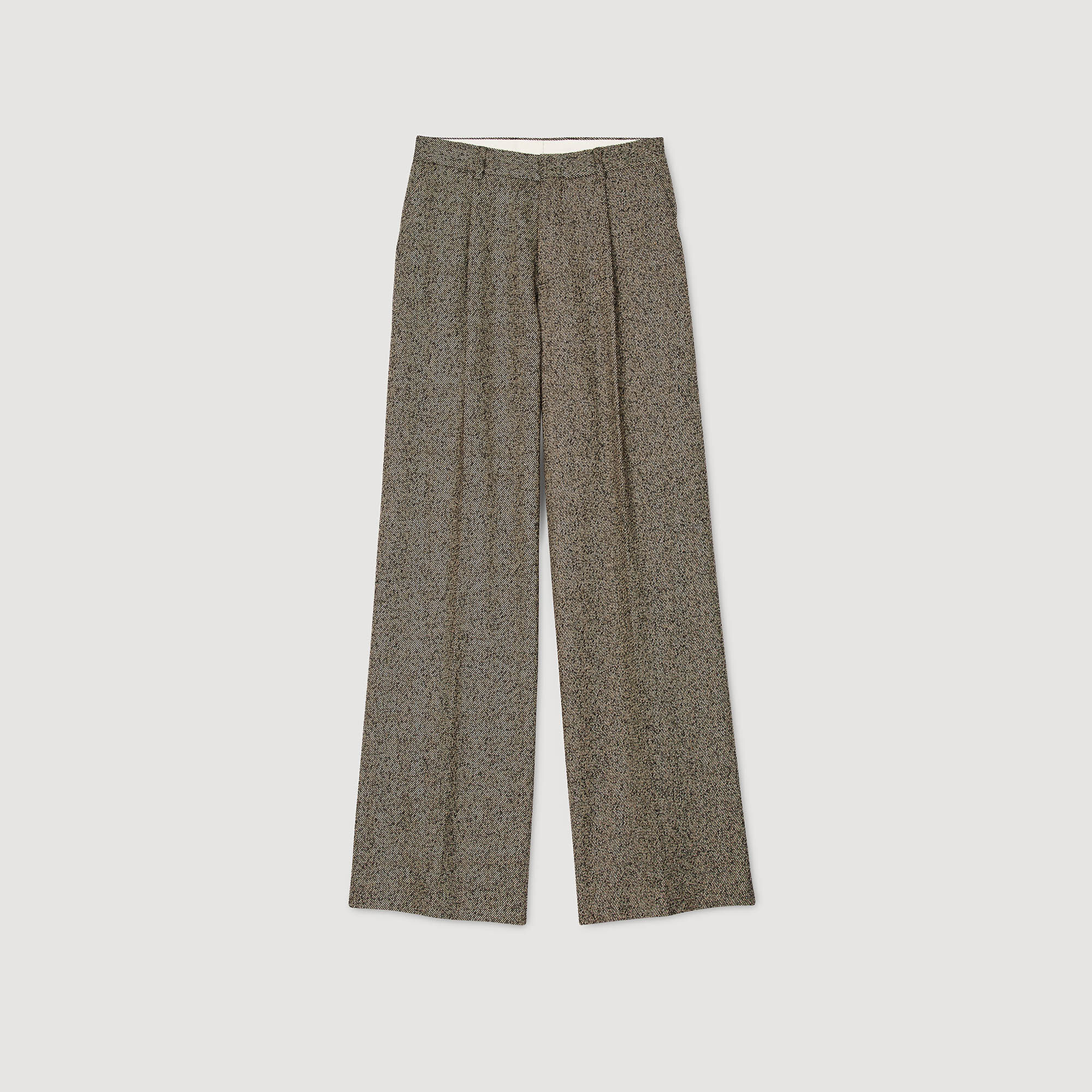 Pantalon de costume à jambes larges