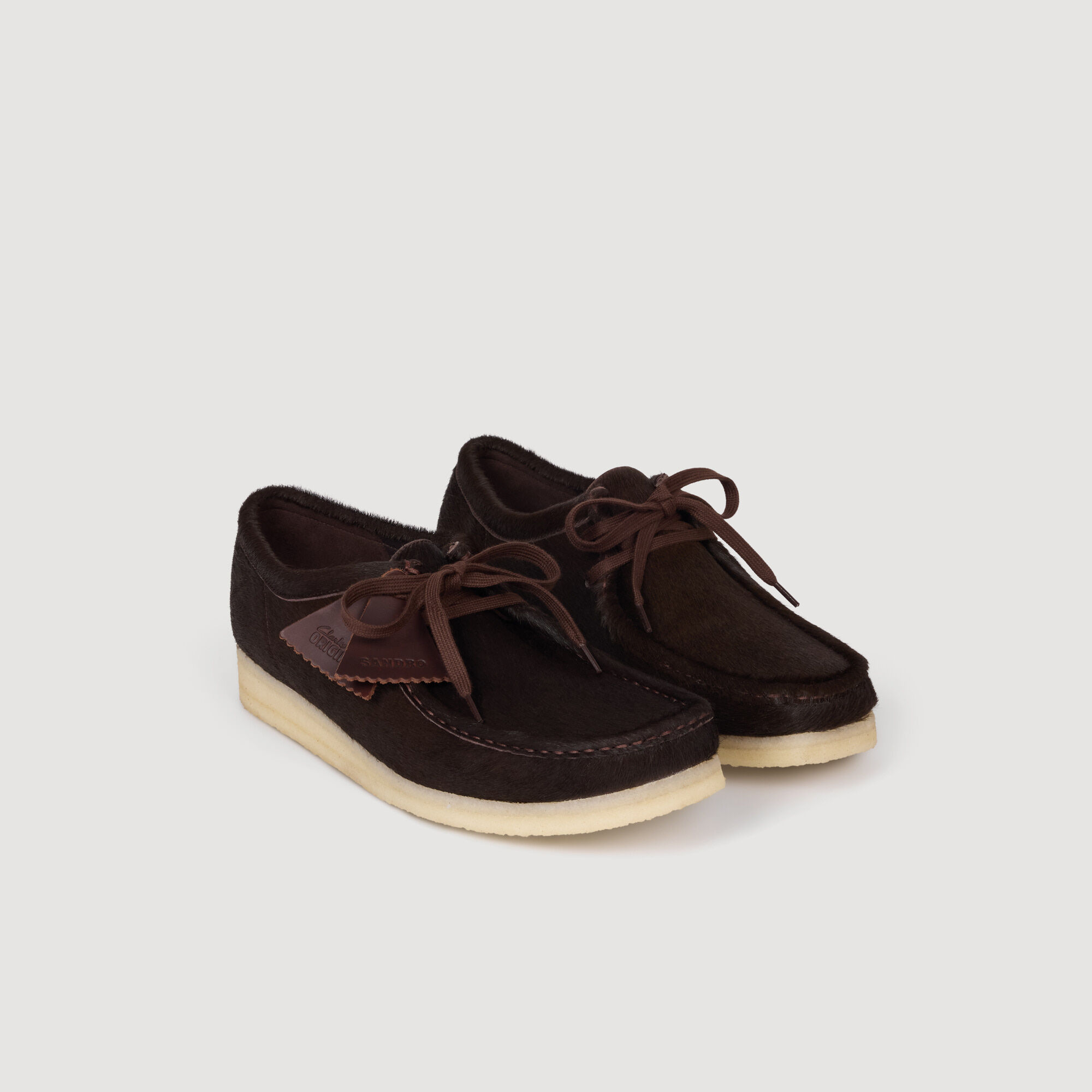 Mocassins Wallabee™ à effet cheveux de poney
