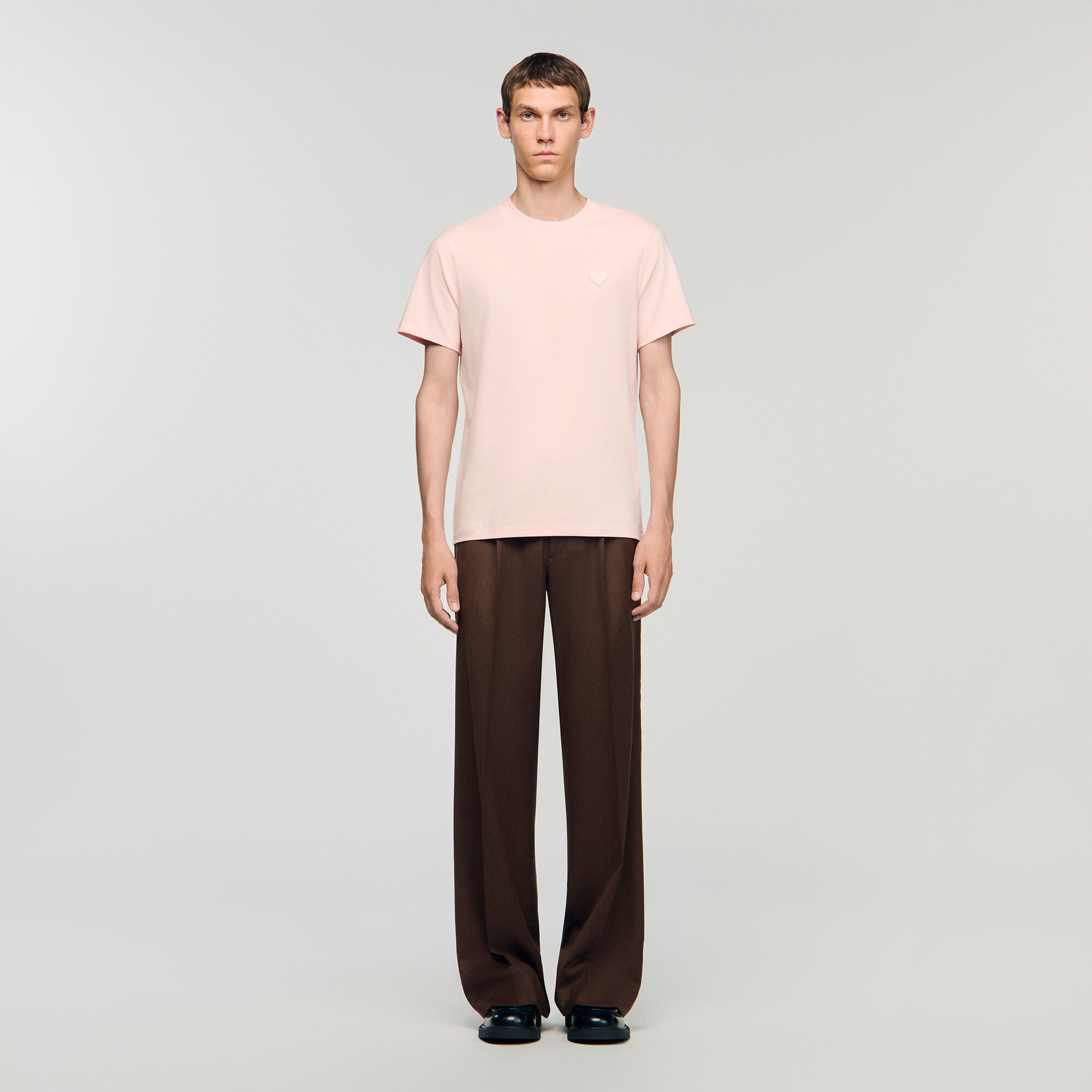 T-shirt avec patch cœur
