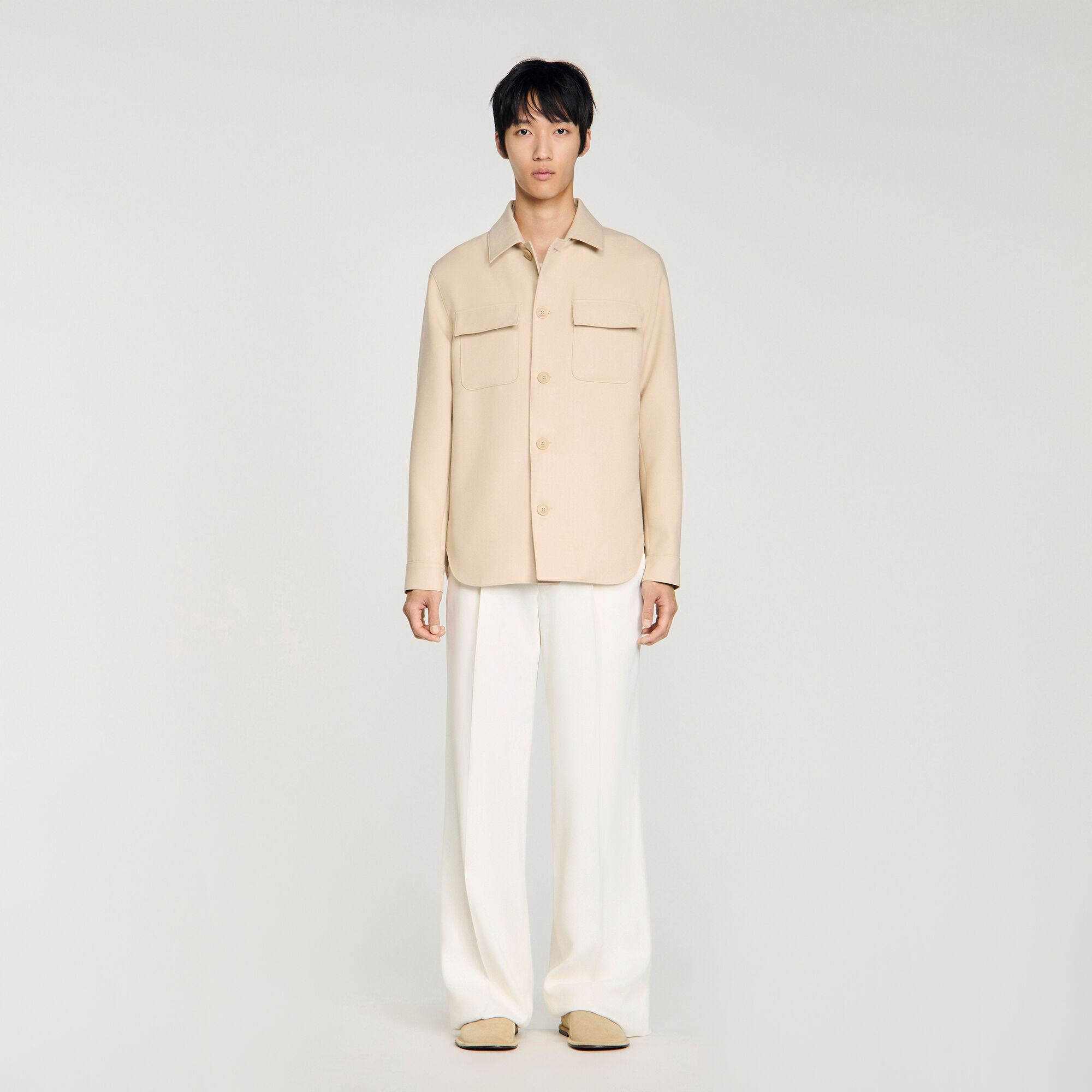 Chemise oversize à boutons