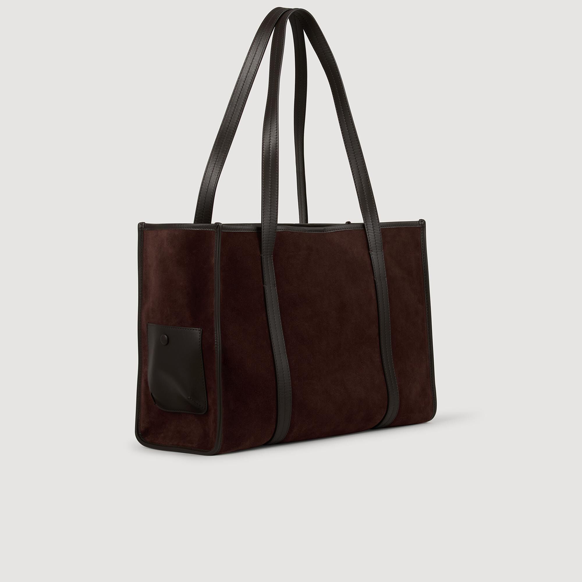 Sac à provisions en daim souple