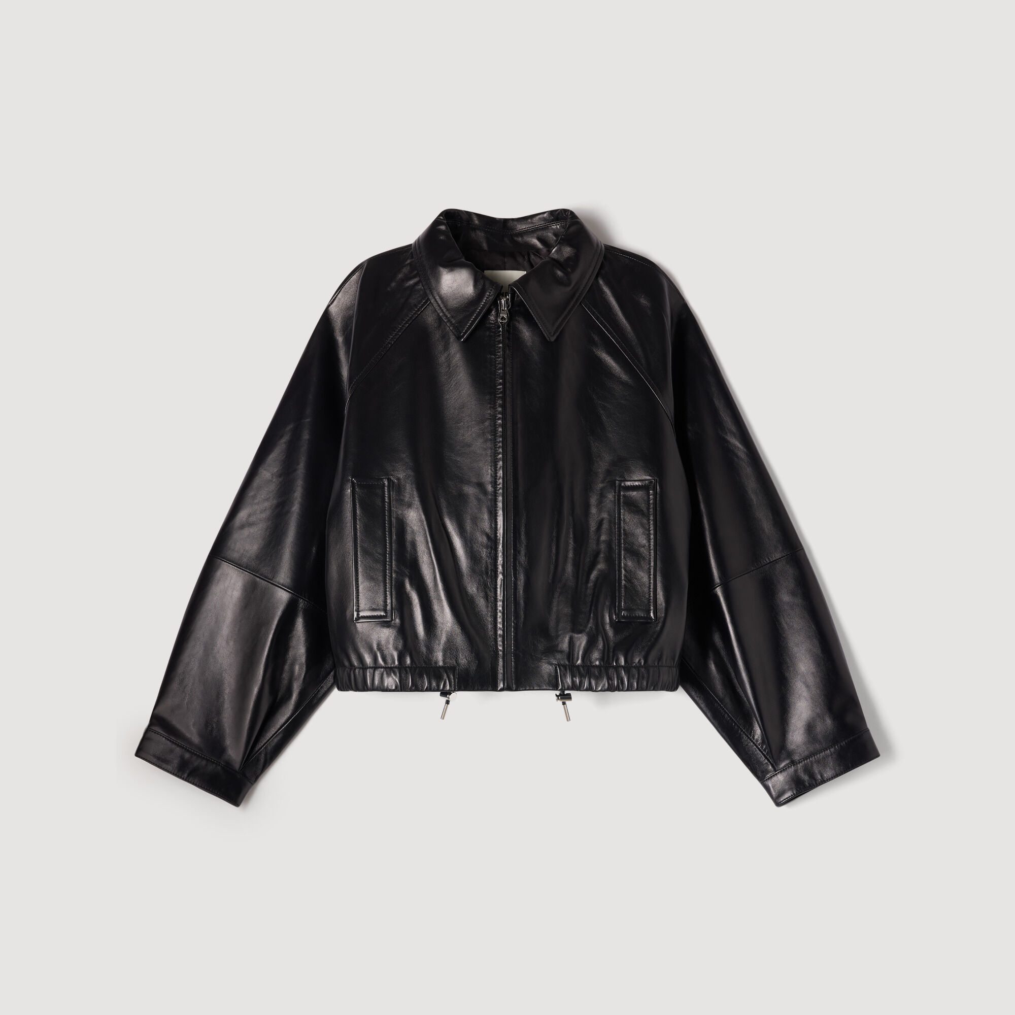 Veste en cuir d'agneau