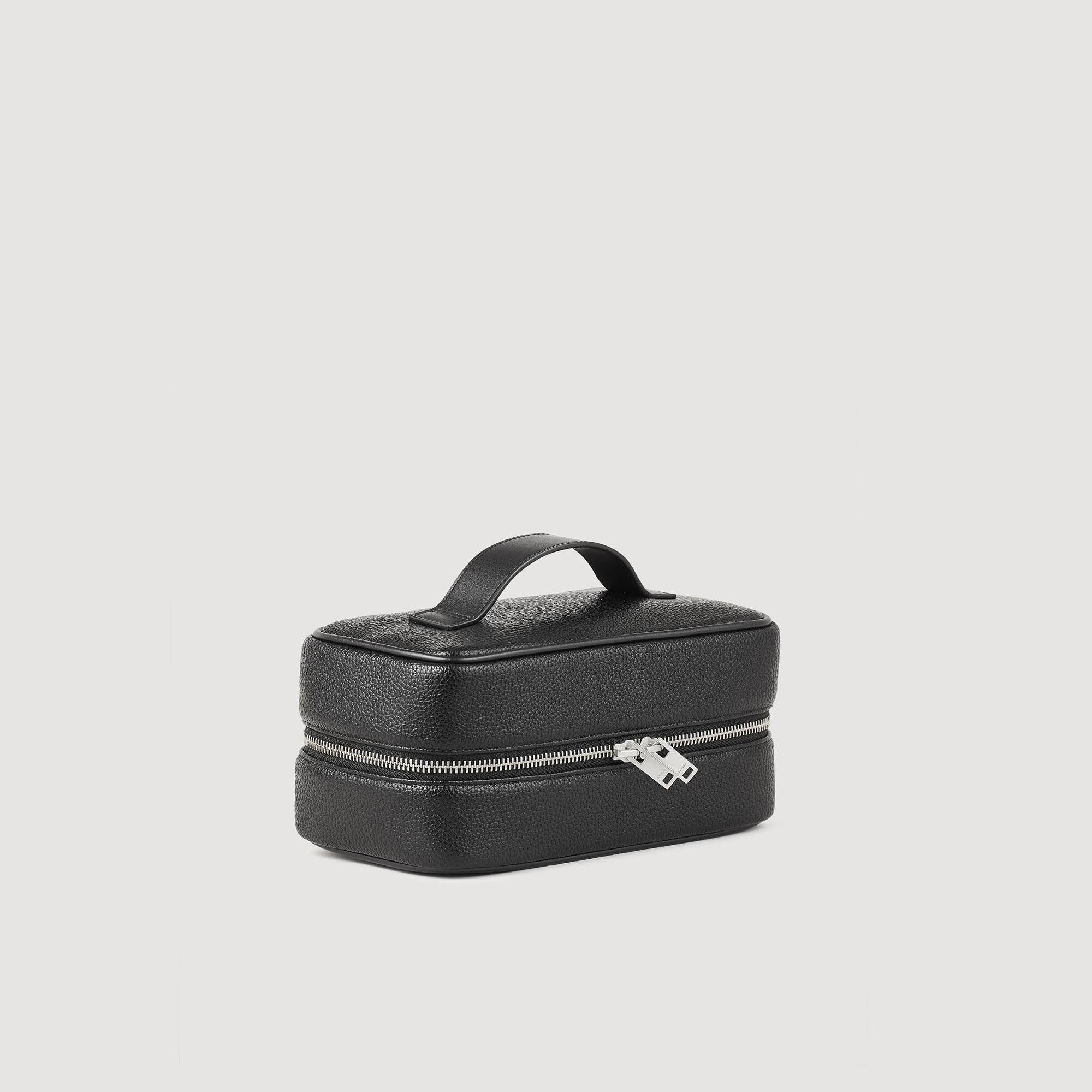 Sacoche de toilette en tissu grainé