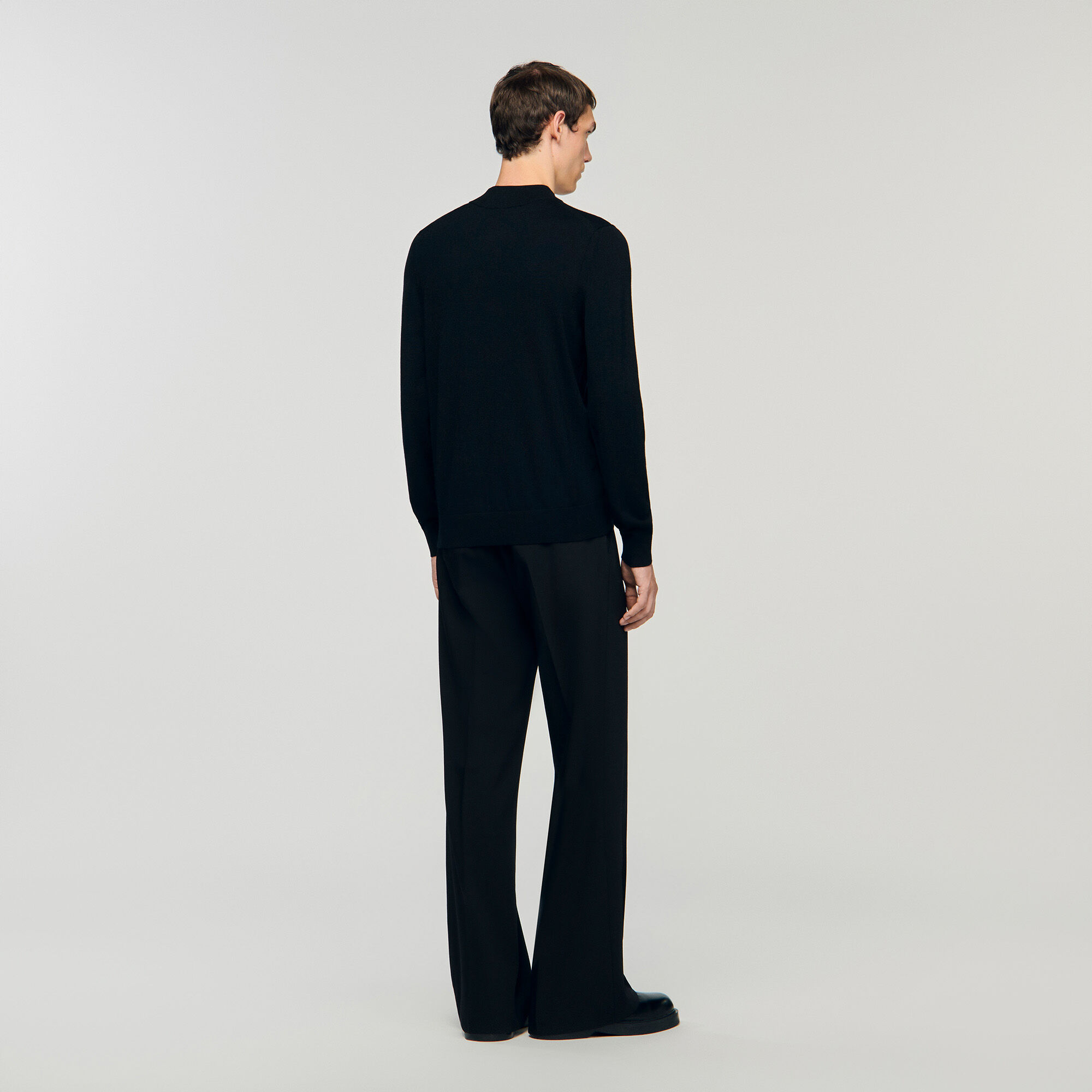 Pull col roulé