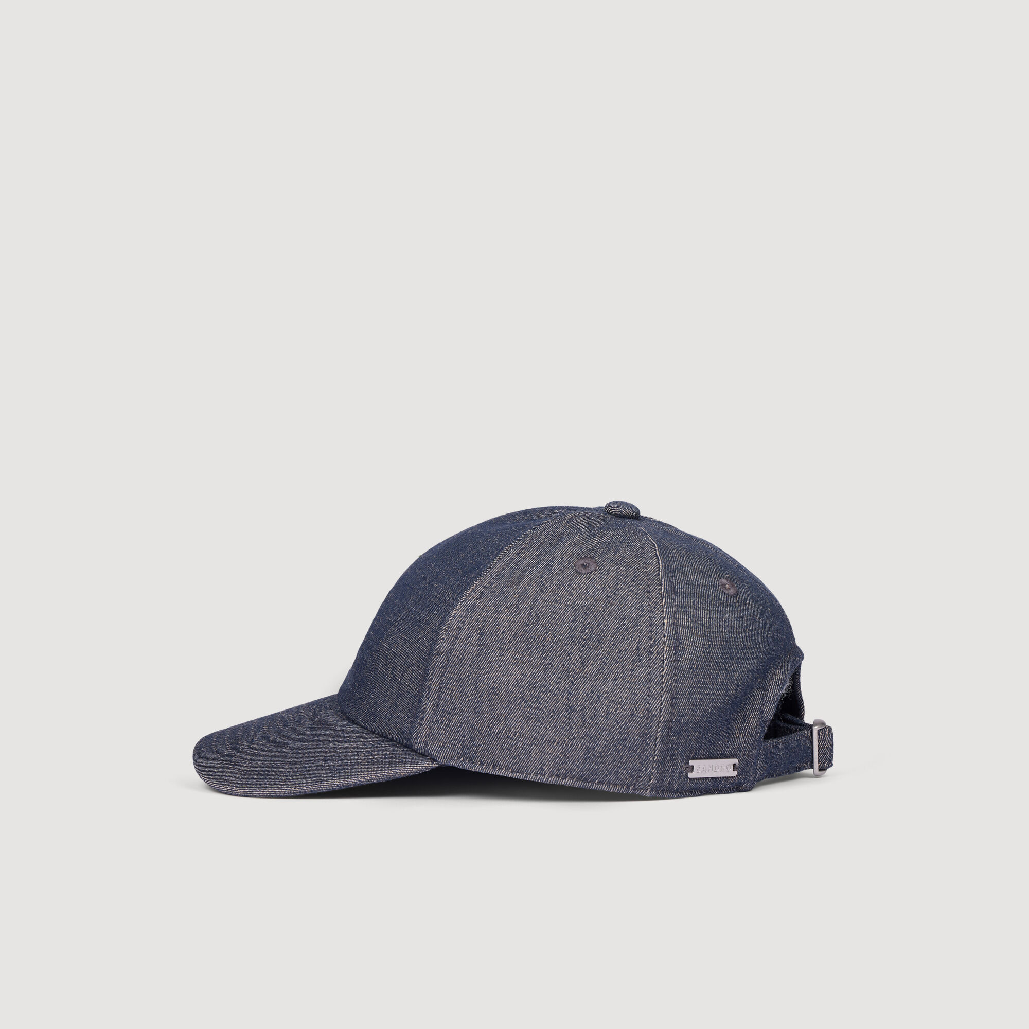 Béret en denim avec logo