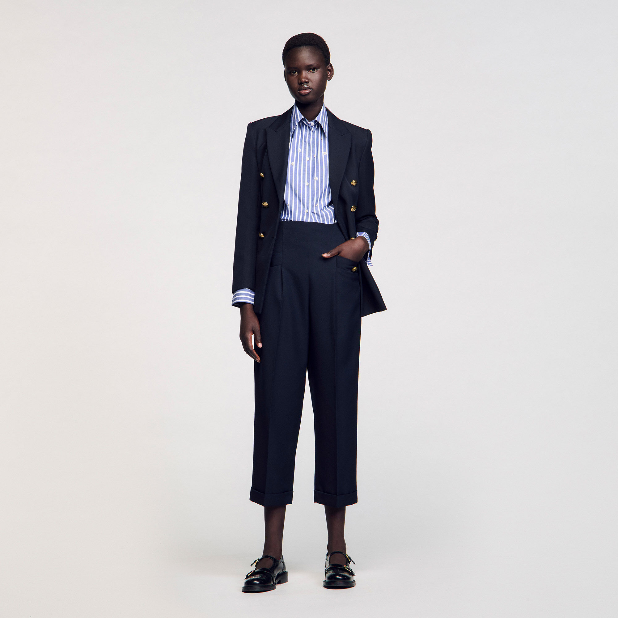 Pantalons à jambes larges