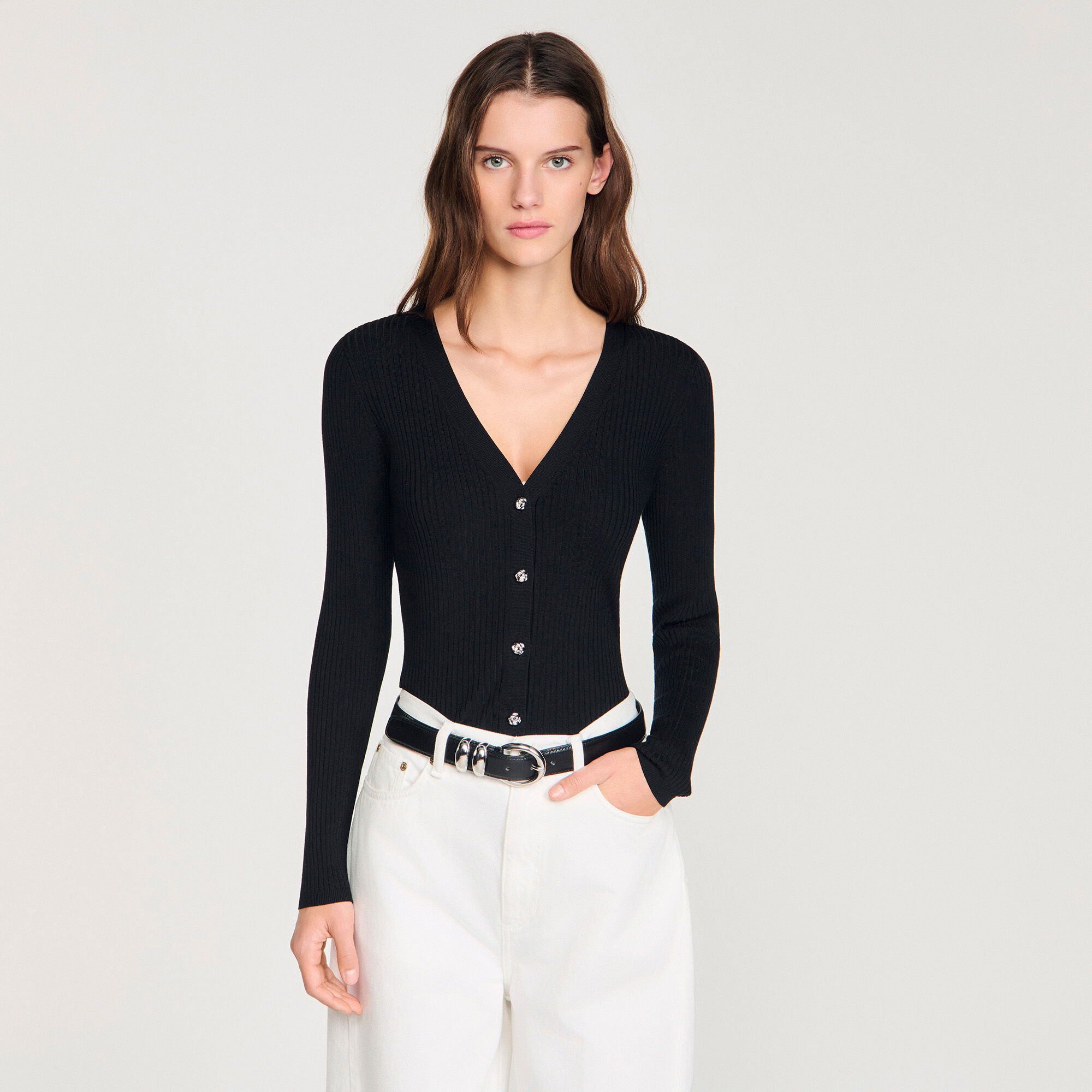 Ceinture en cuir lisse