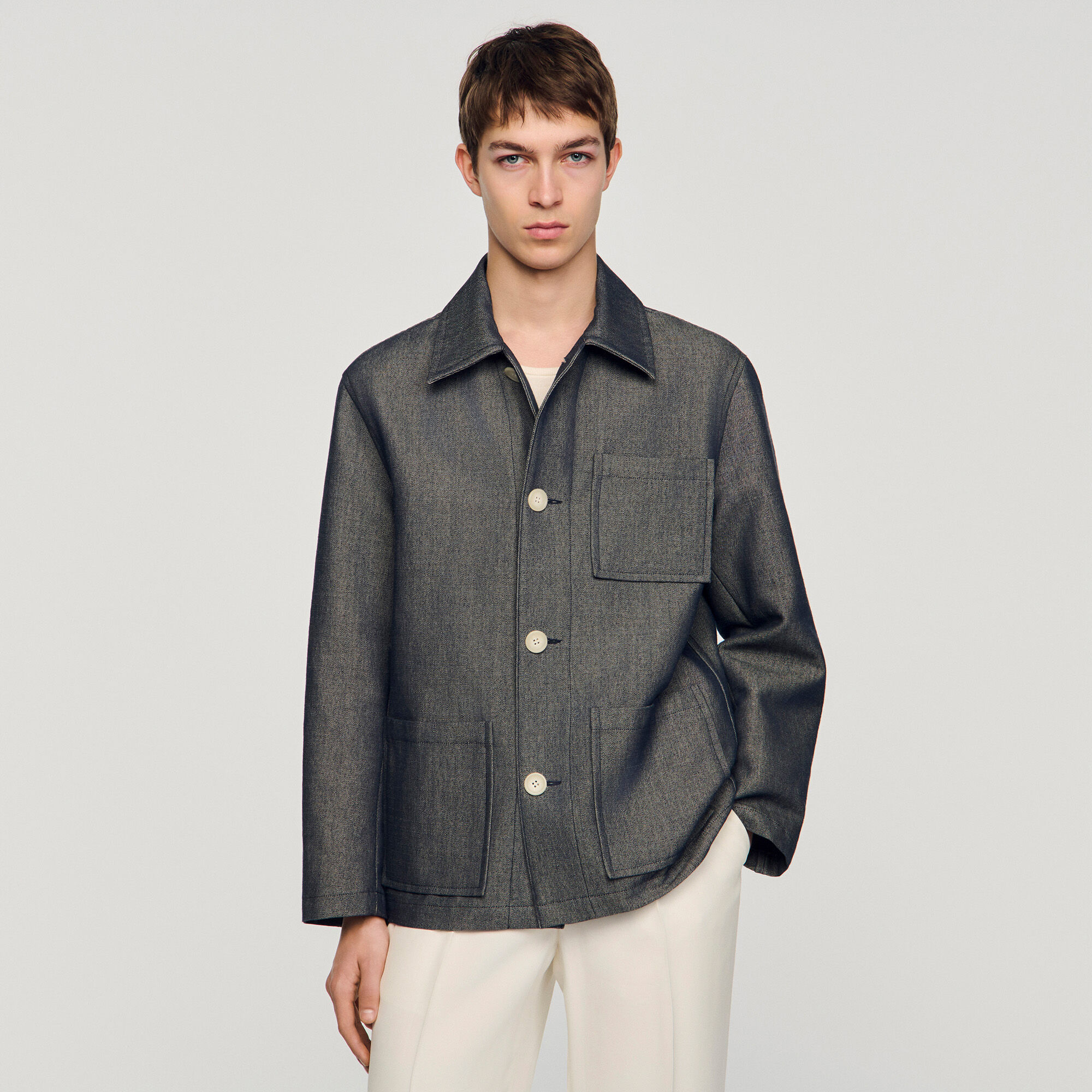 Veste de travail effet denim