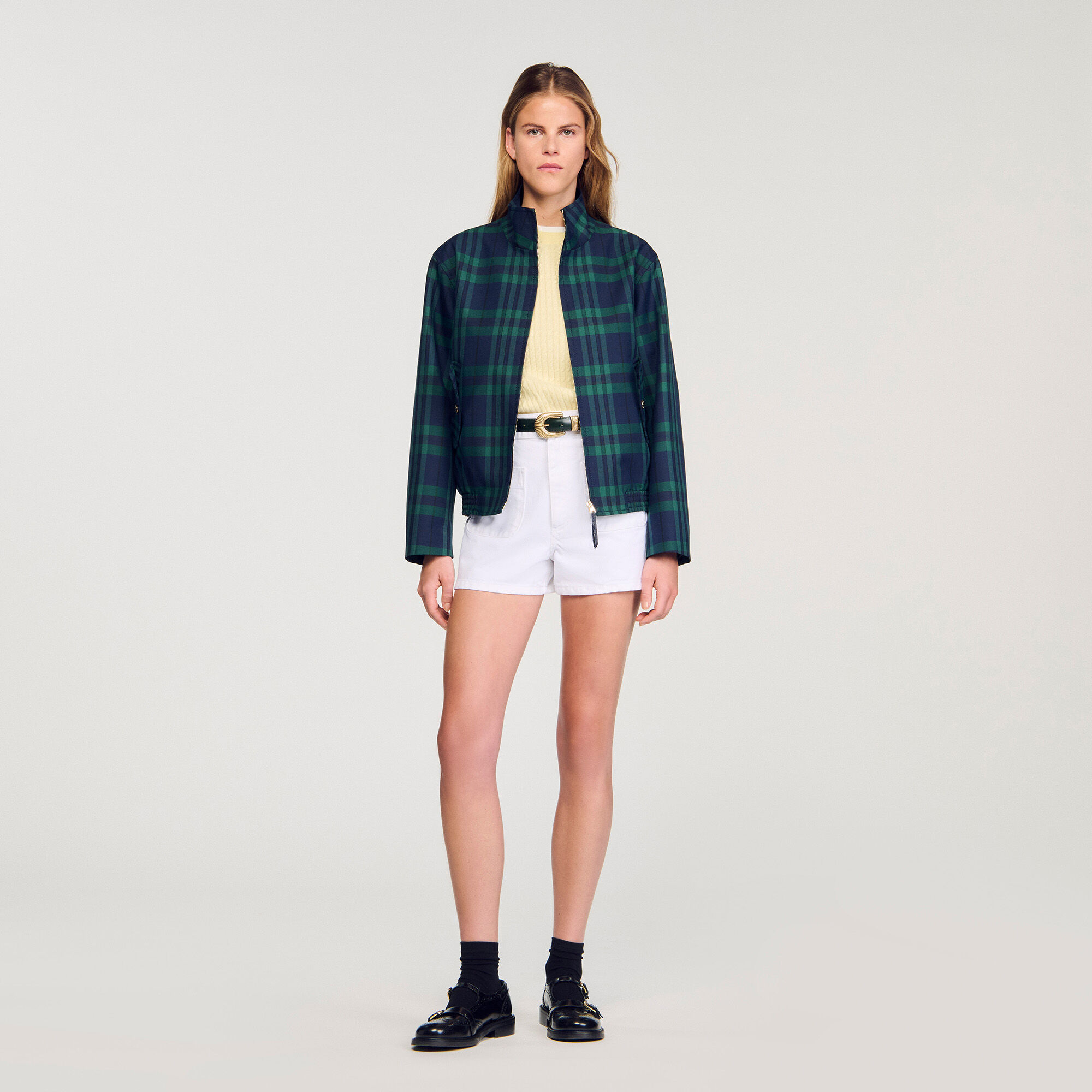 Veste à carreaux