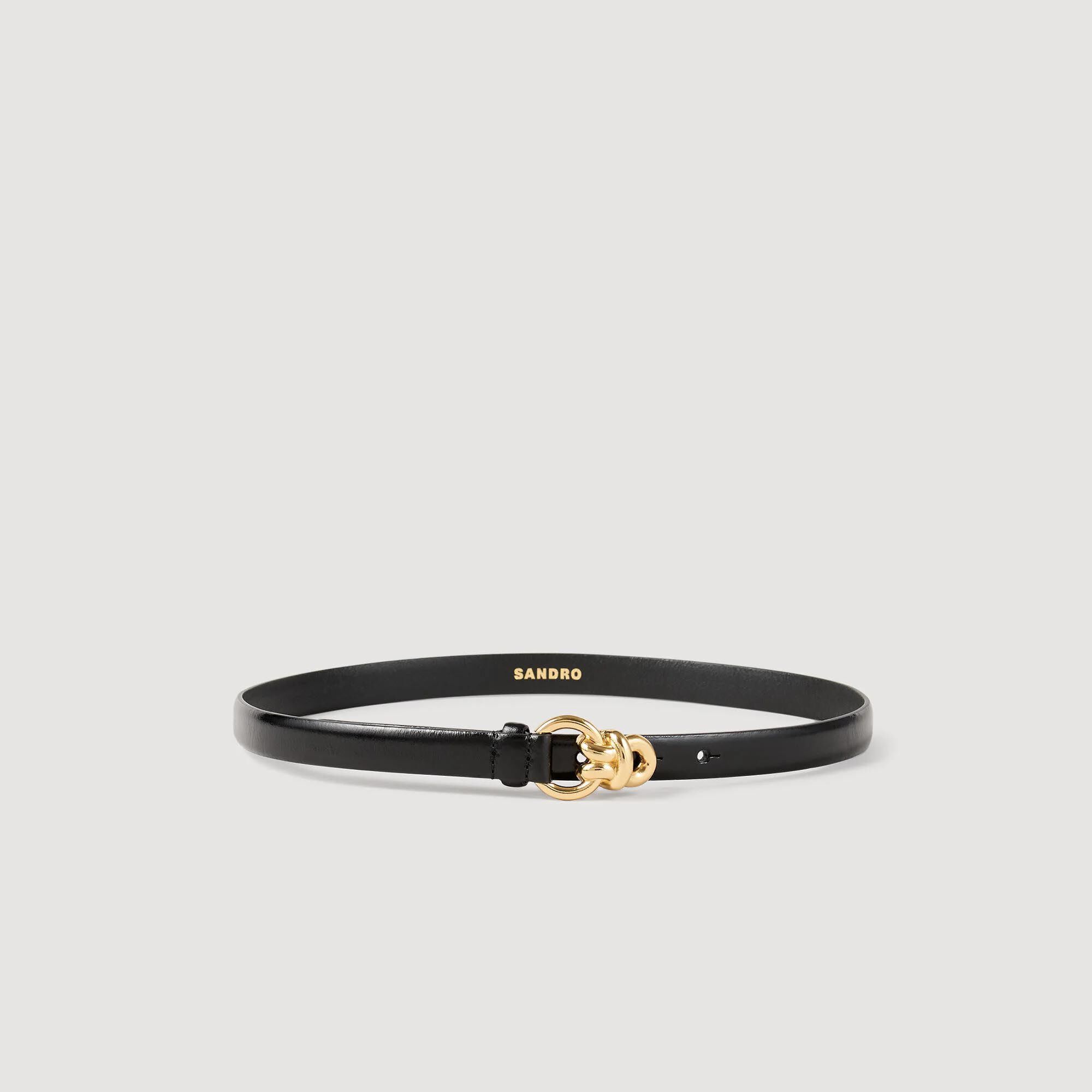 Ceinture en cuir fine