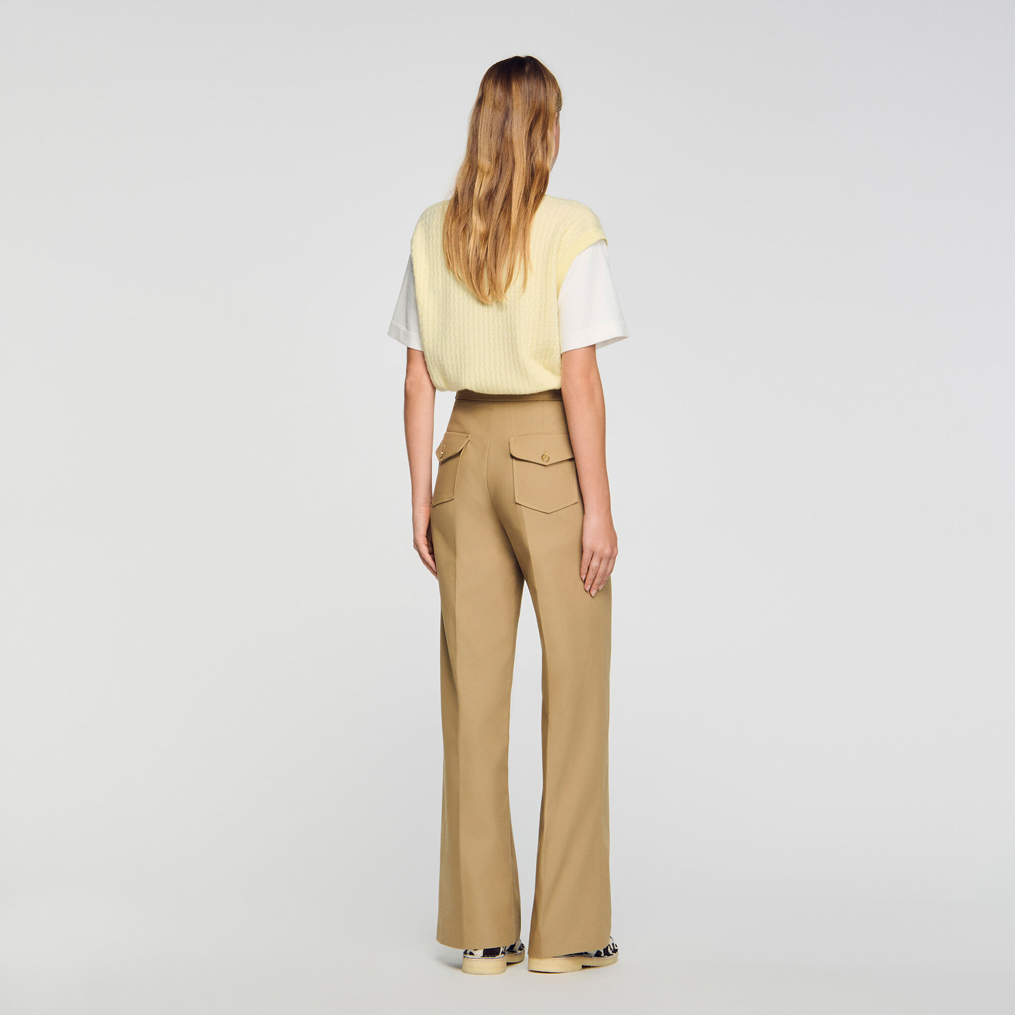 Pantalon de costume en coton