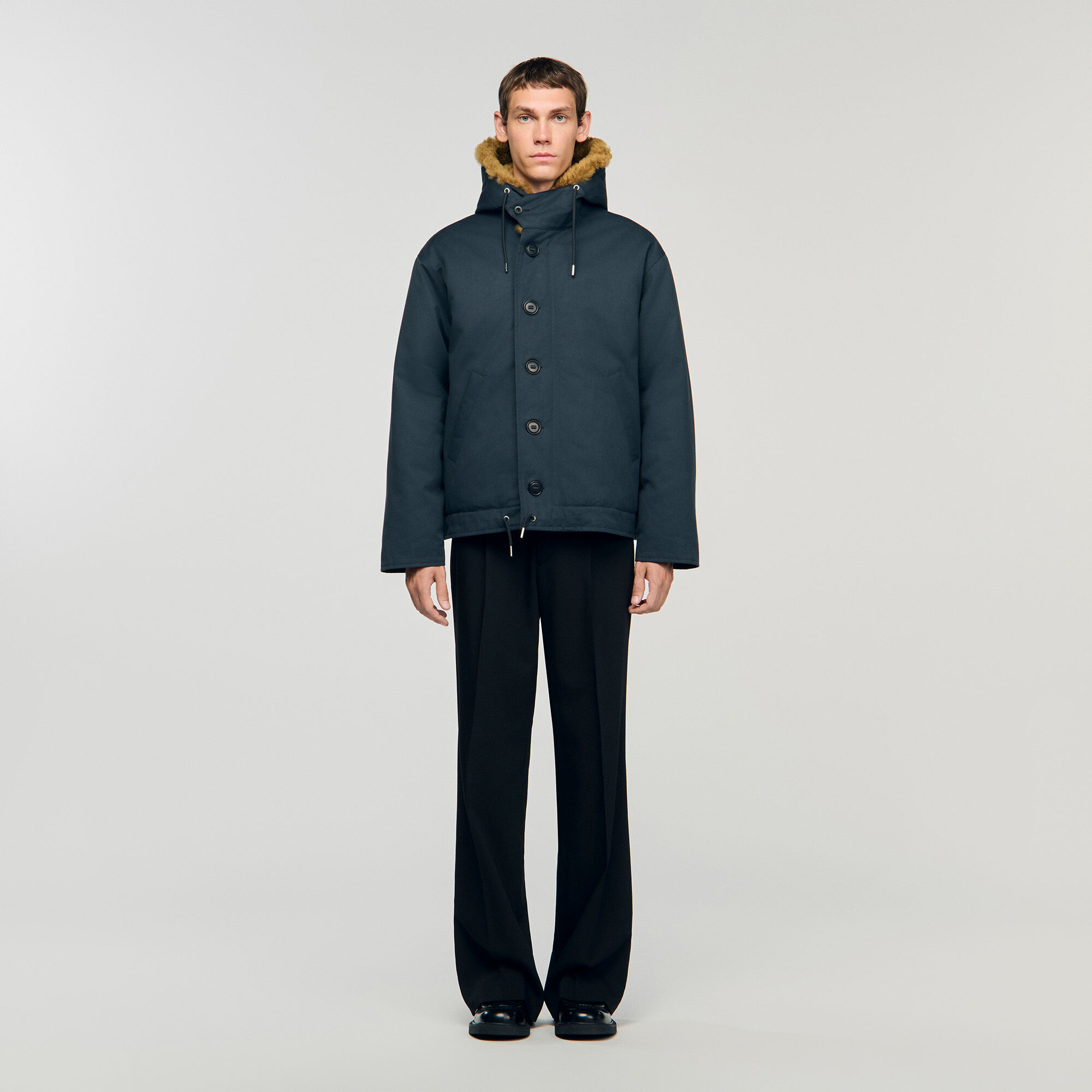 Parka en coton à capuche