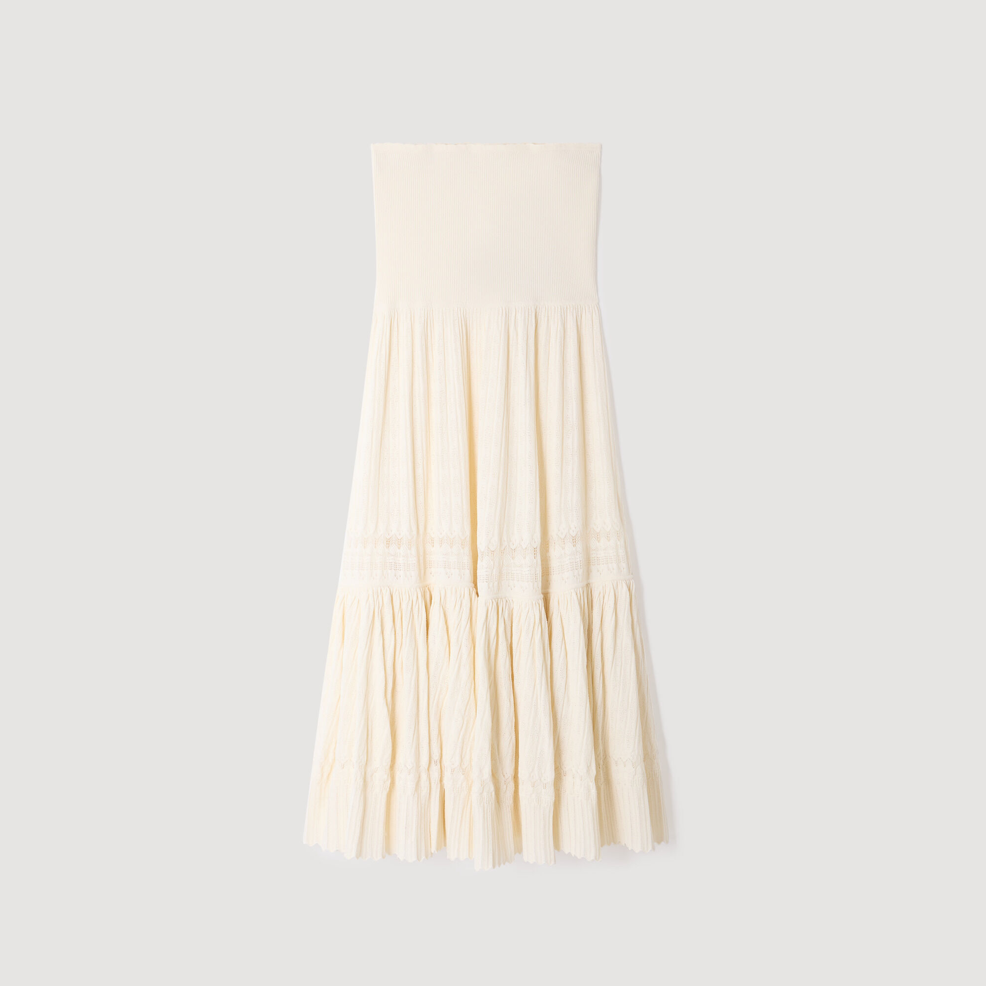 Jupe maxi en tricot