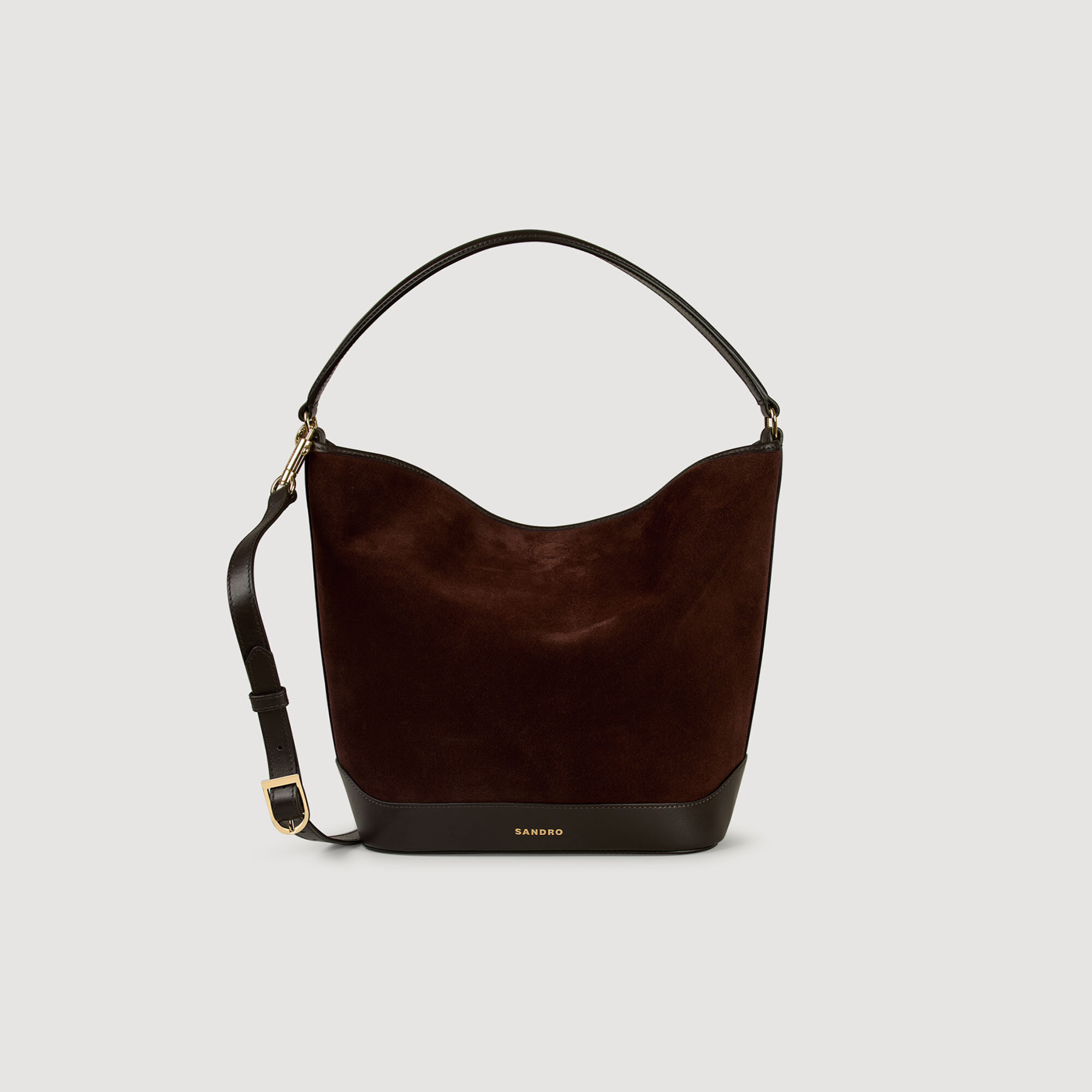 Sac à main en daim et cuir Tangoso