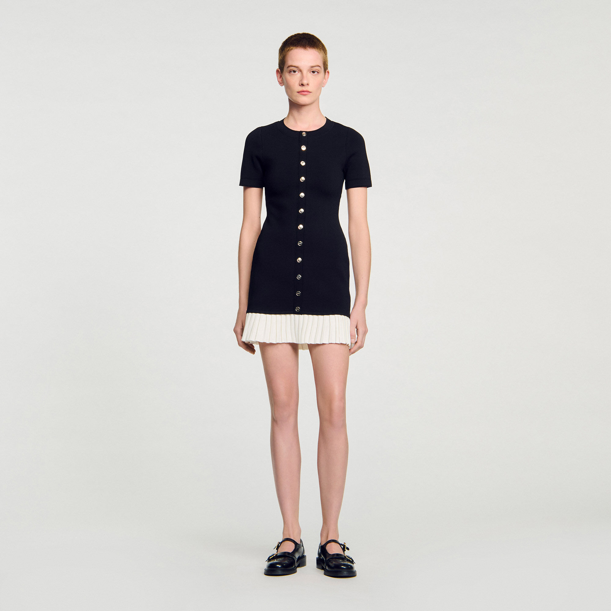 Robe pull mini à volants