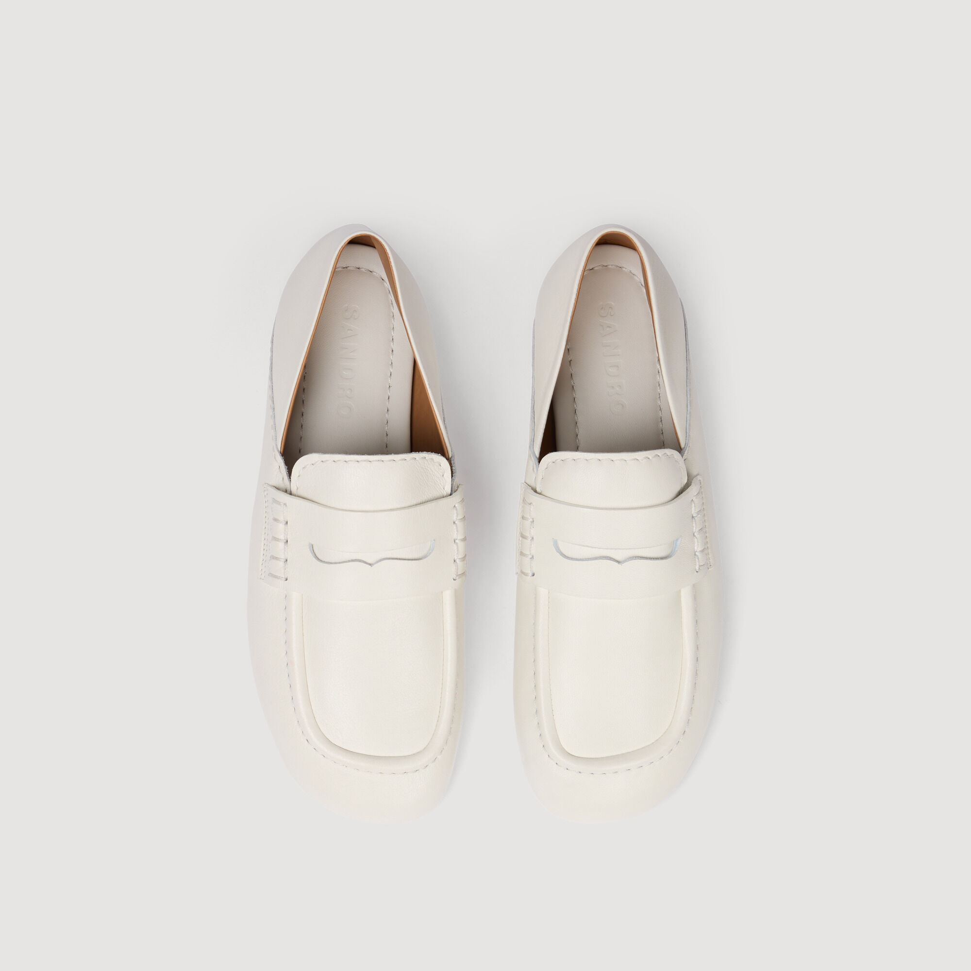 Mocassins en cuir