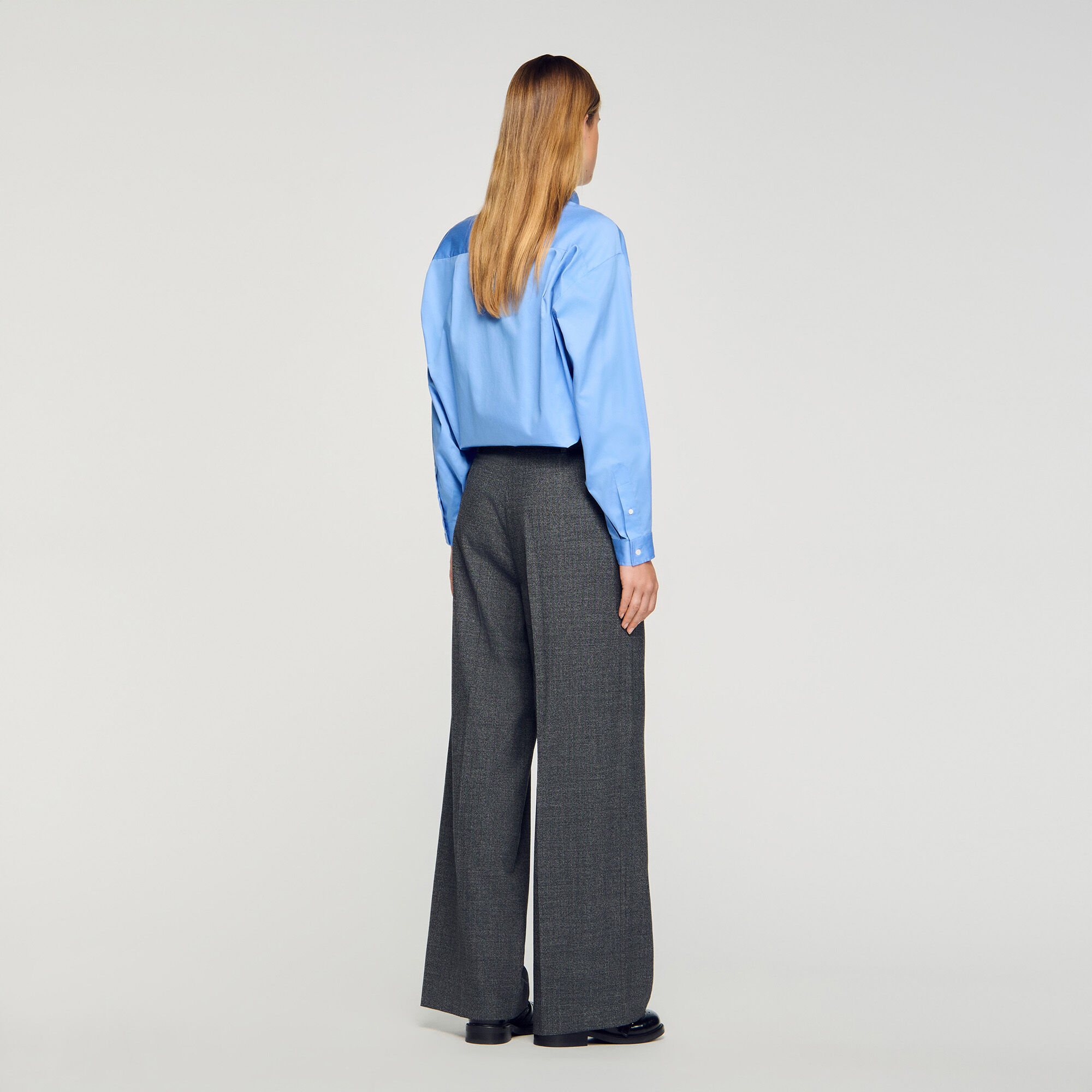 Pantalons droits et larges
