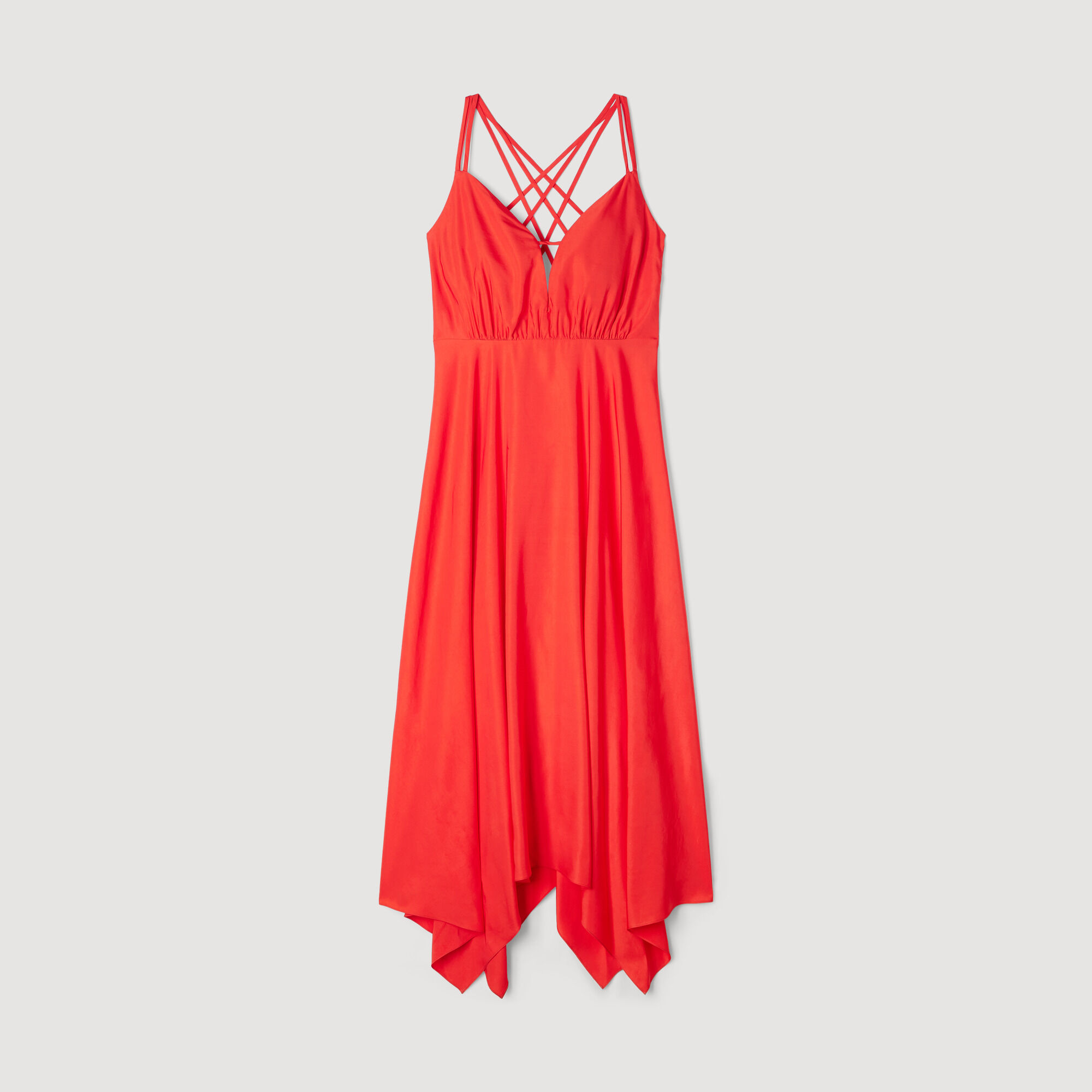Robe maxi asymétrique