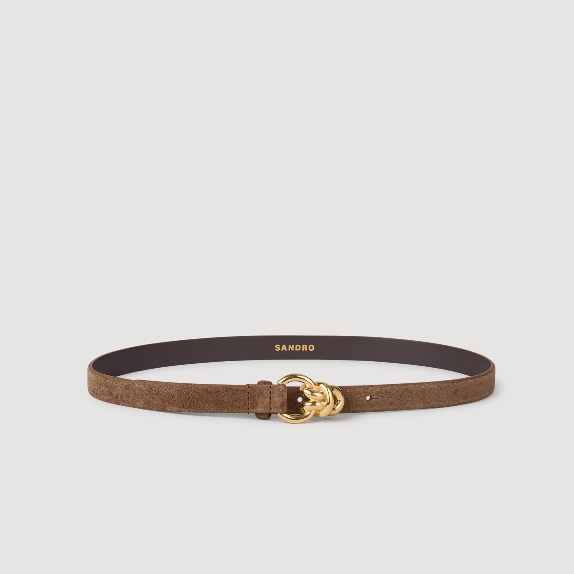 Ceinture en cuir de suède