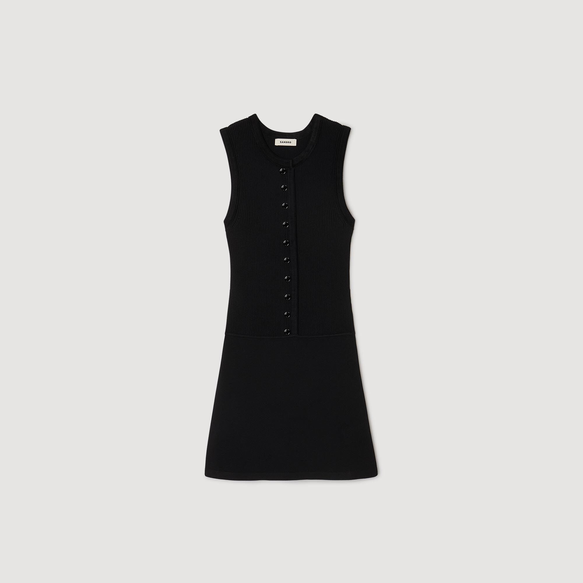 Robe en maille fine mini