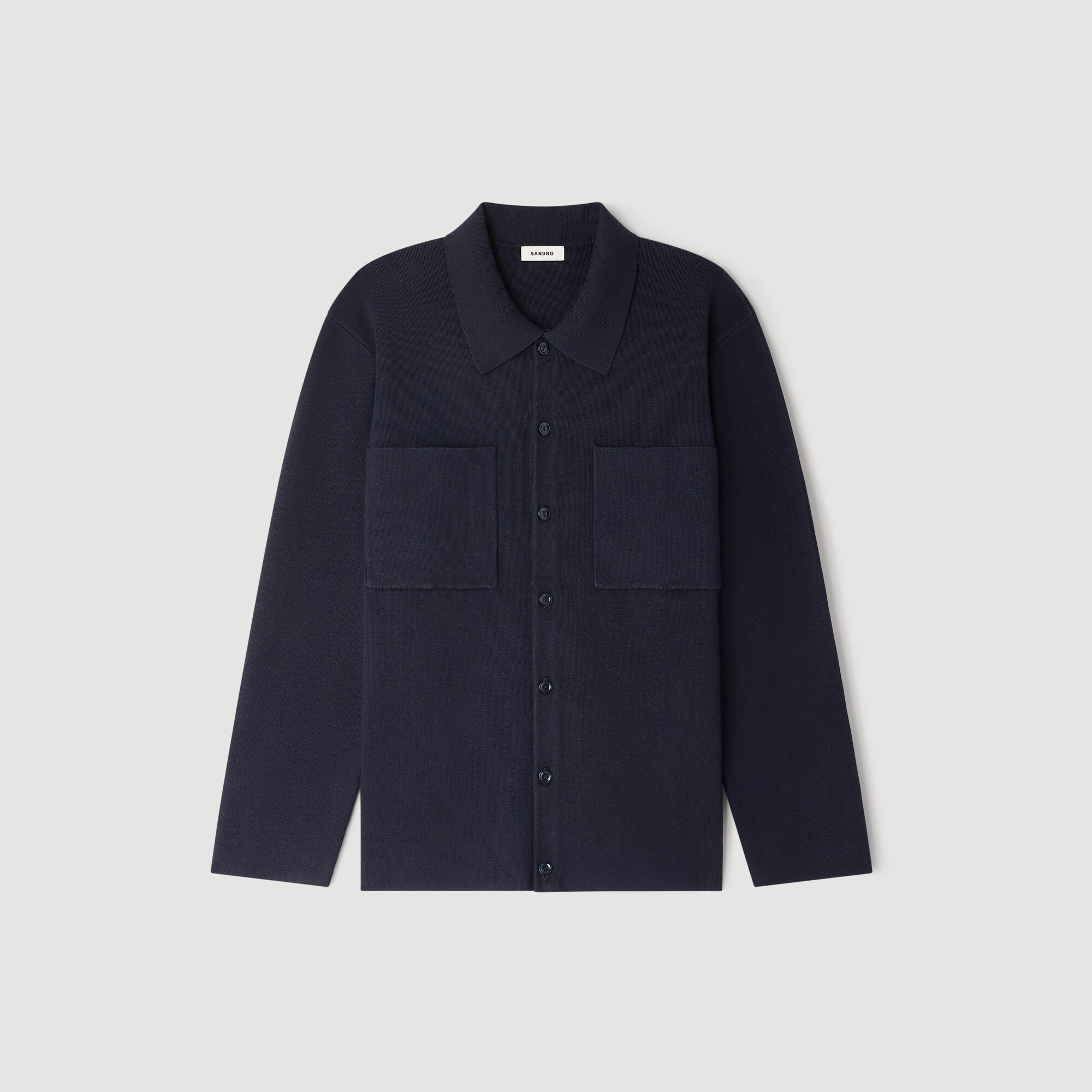 Veste-shirt en maille