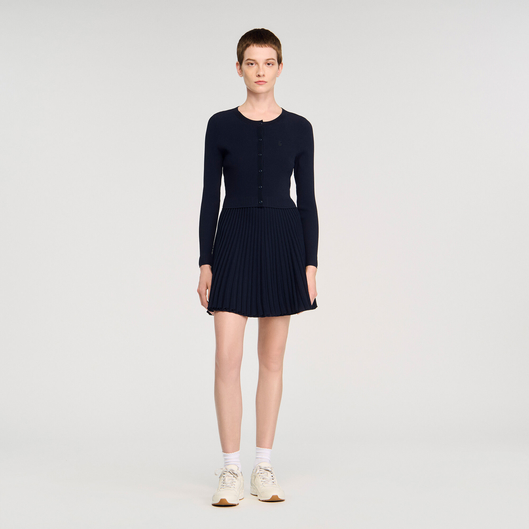 Cardigan à mailles fines