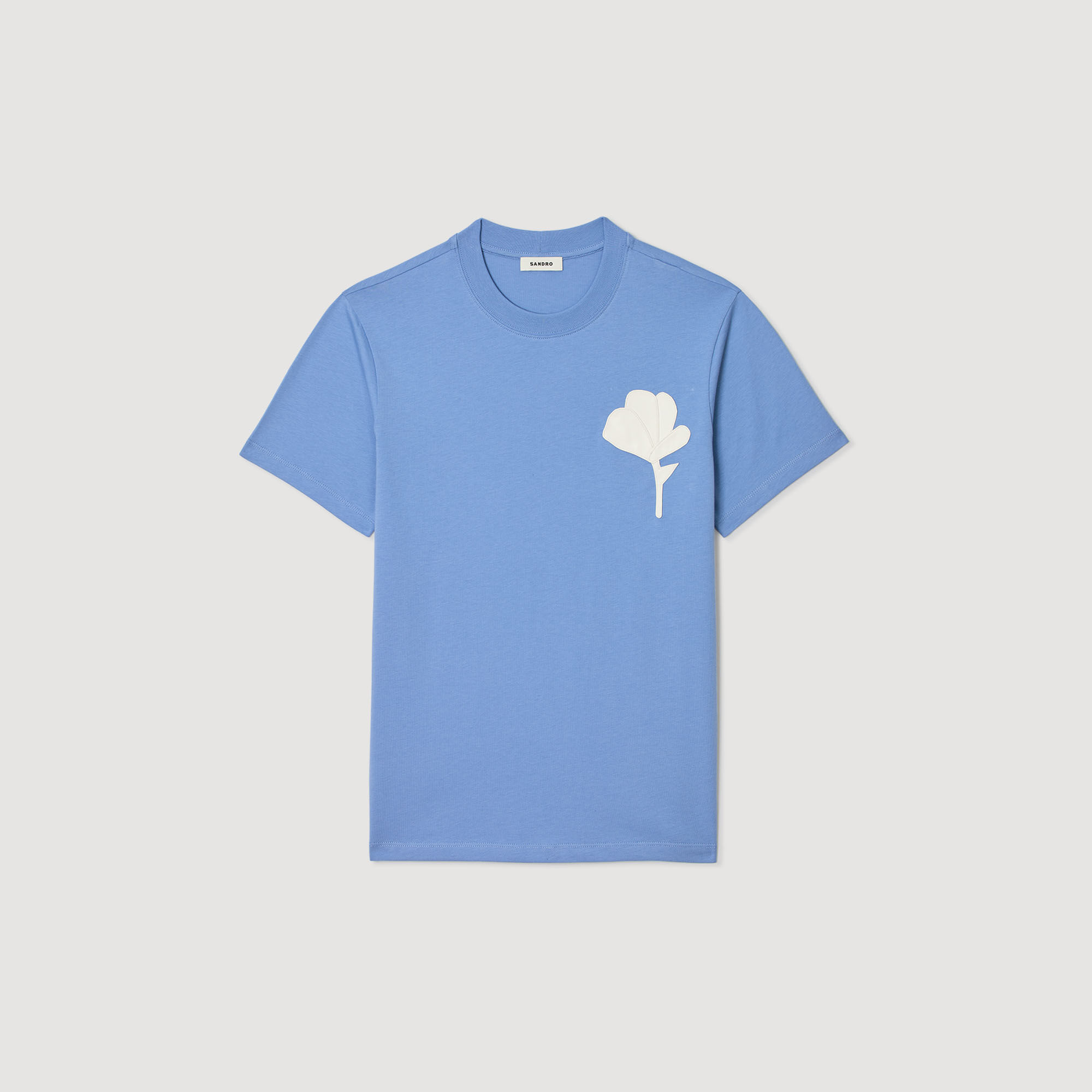 T-shirt avec patch floral