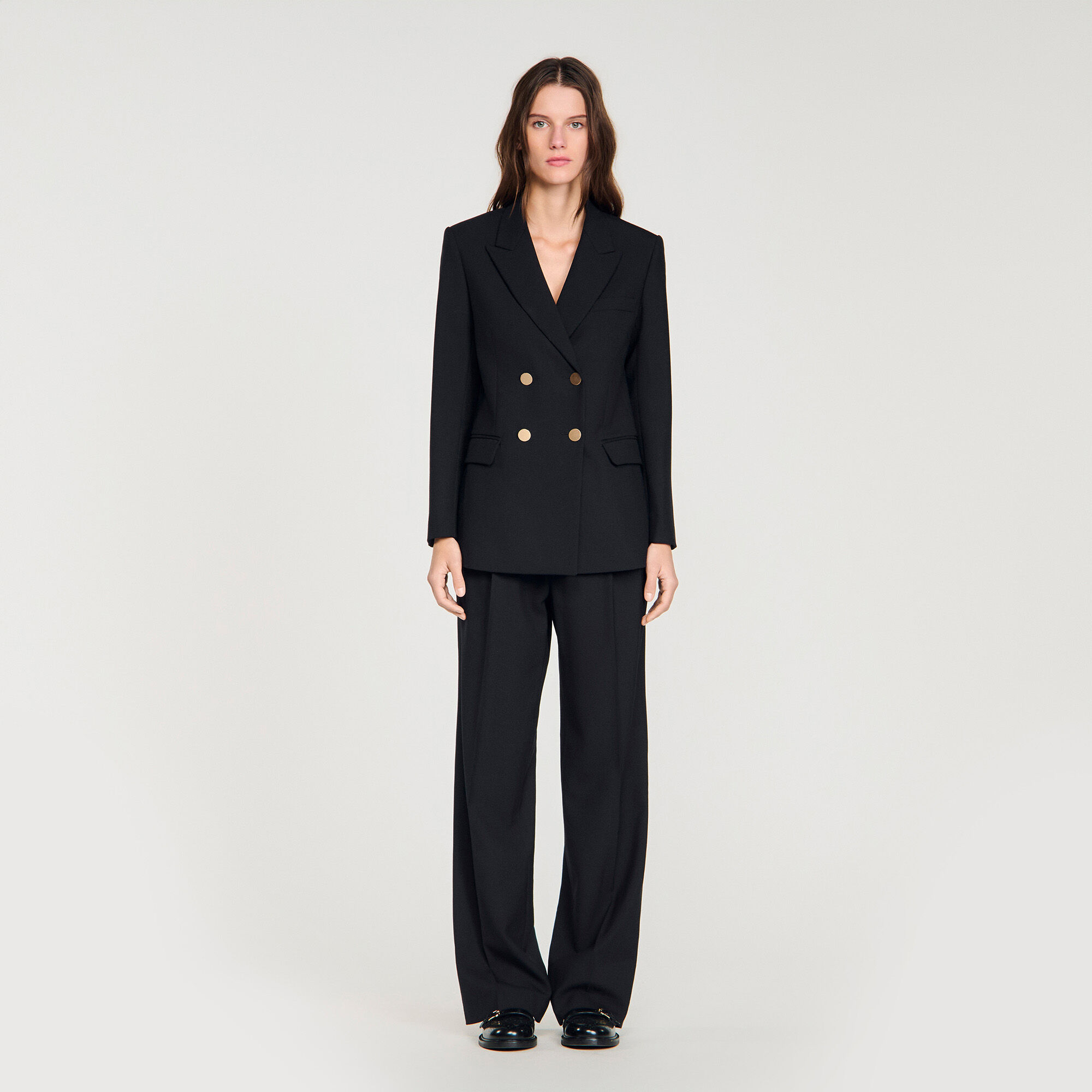 Veste de costume ajustée en laine