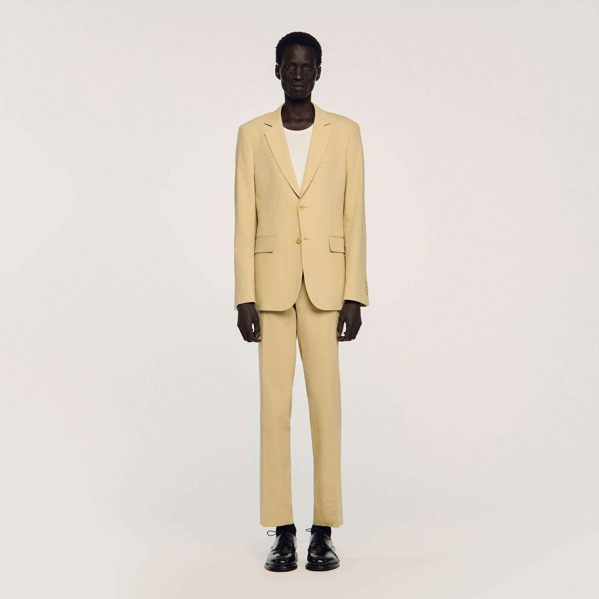 Veste de costume en lin classique