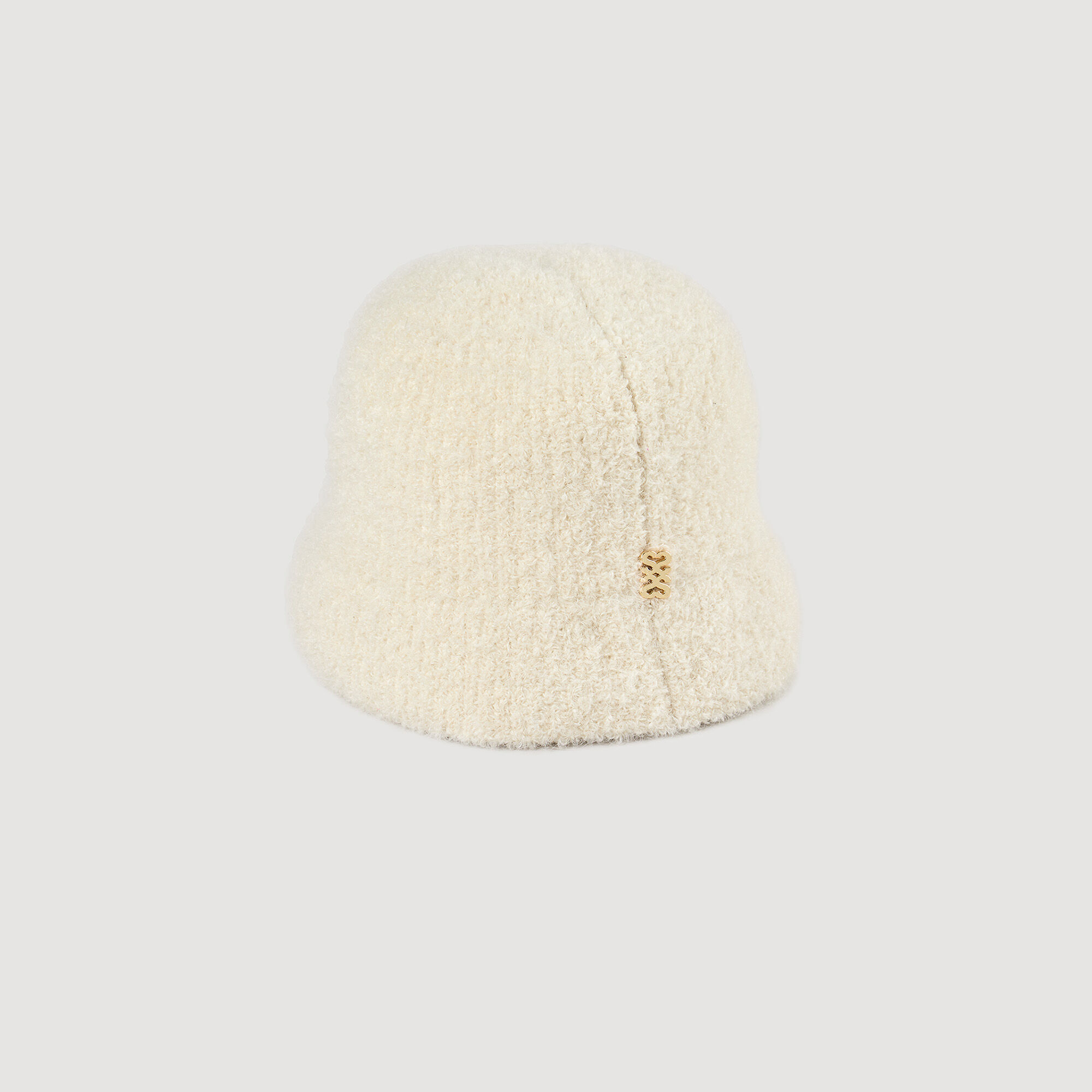 Chapeau melon en alpaga et mohair