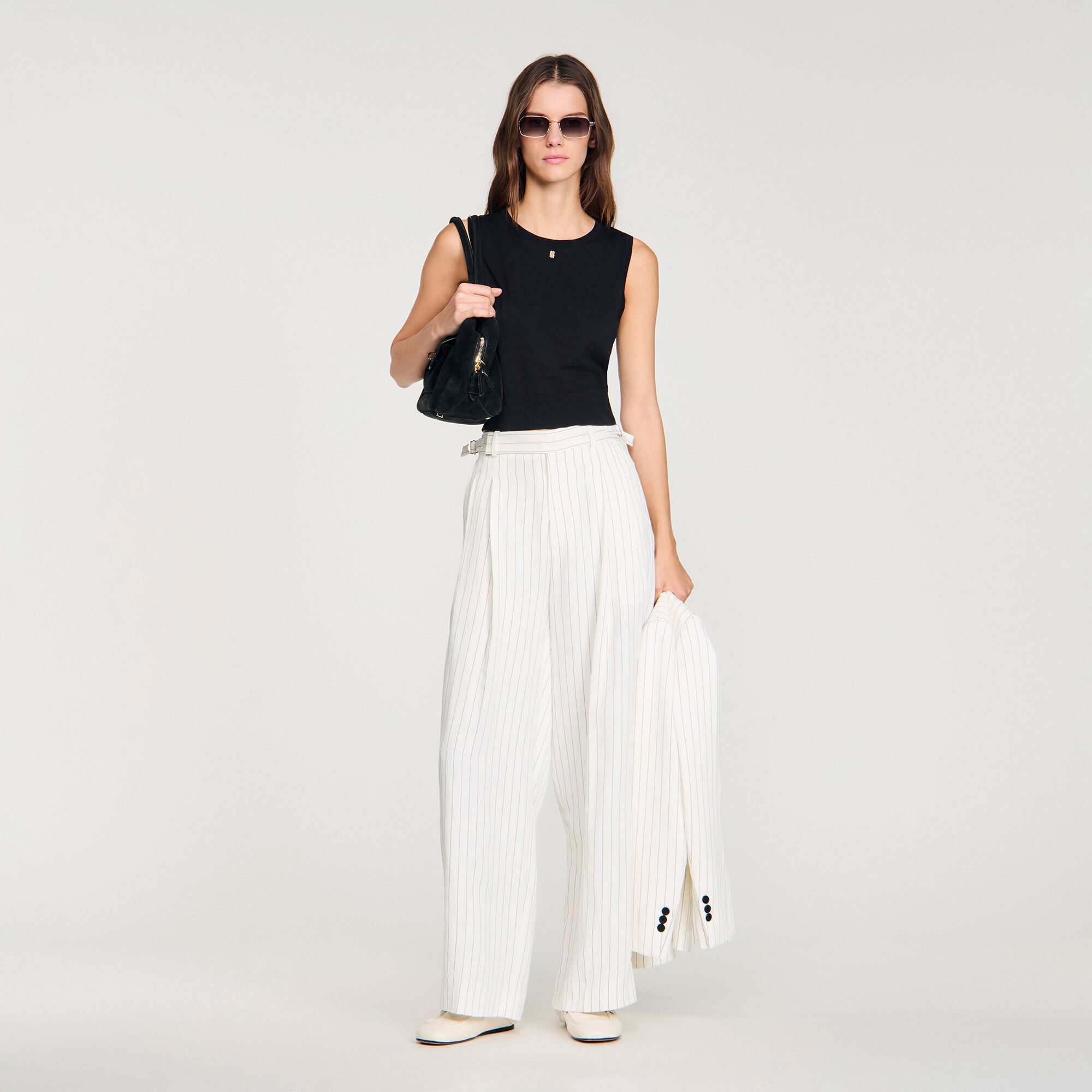 Pantalon de costume à rayures