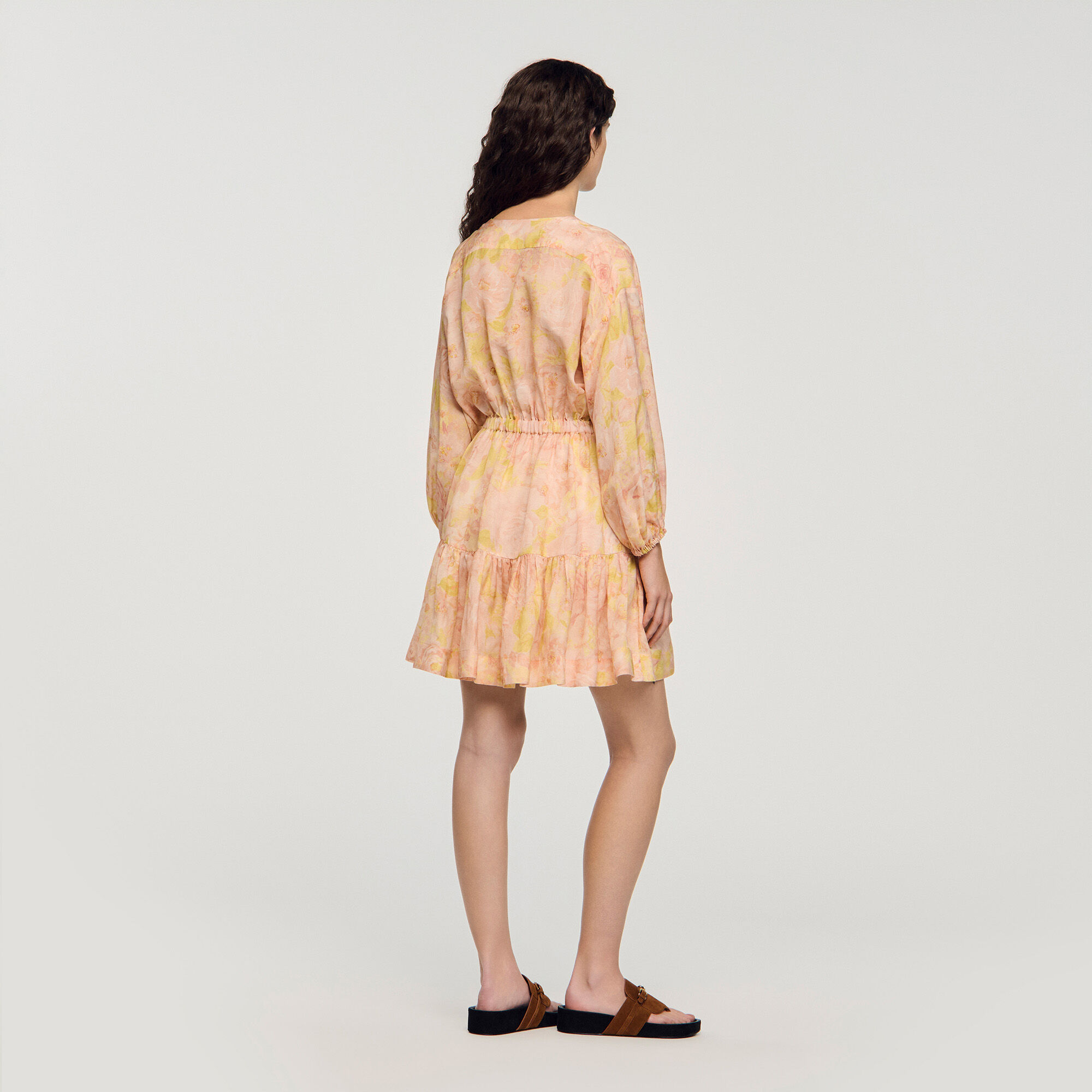 Robe mini imprimé fleurs