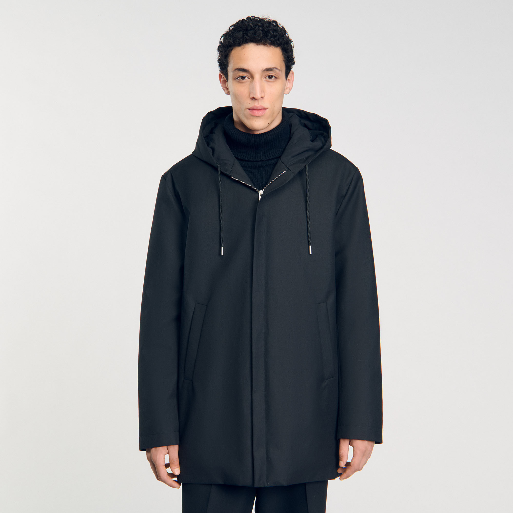 Parka avec capuche et fermeture éclair