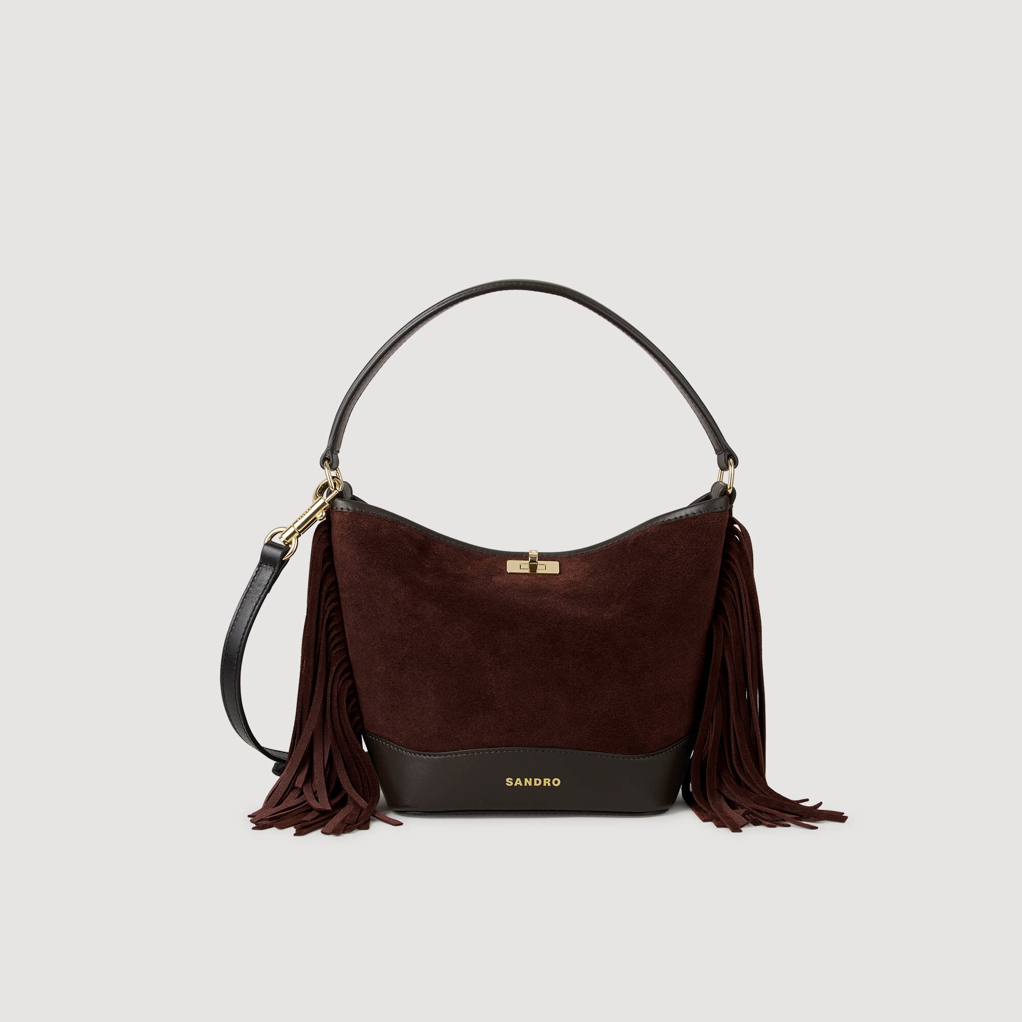 Sac en daim TANGOSO aux franges