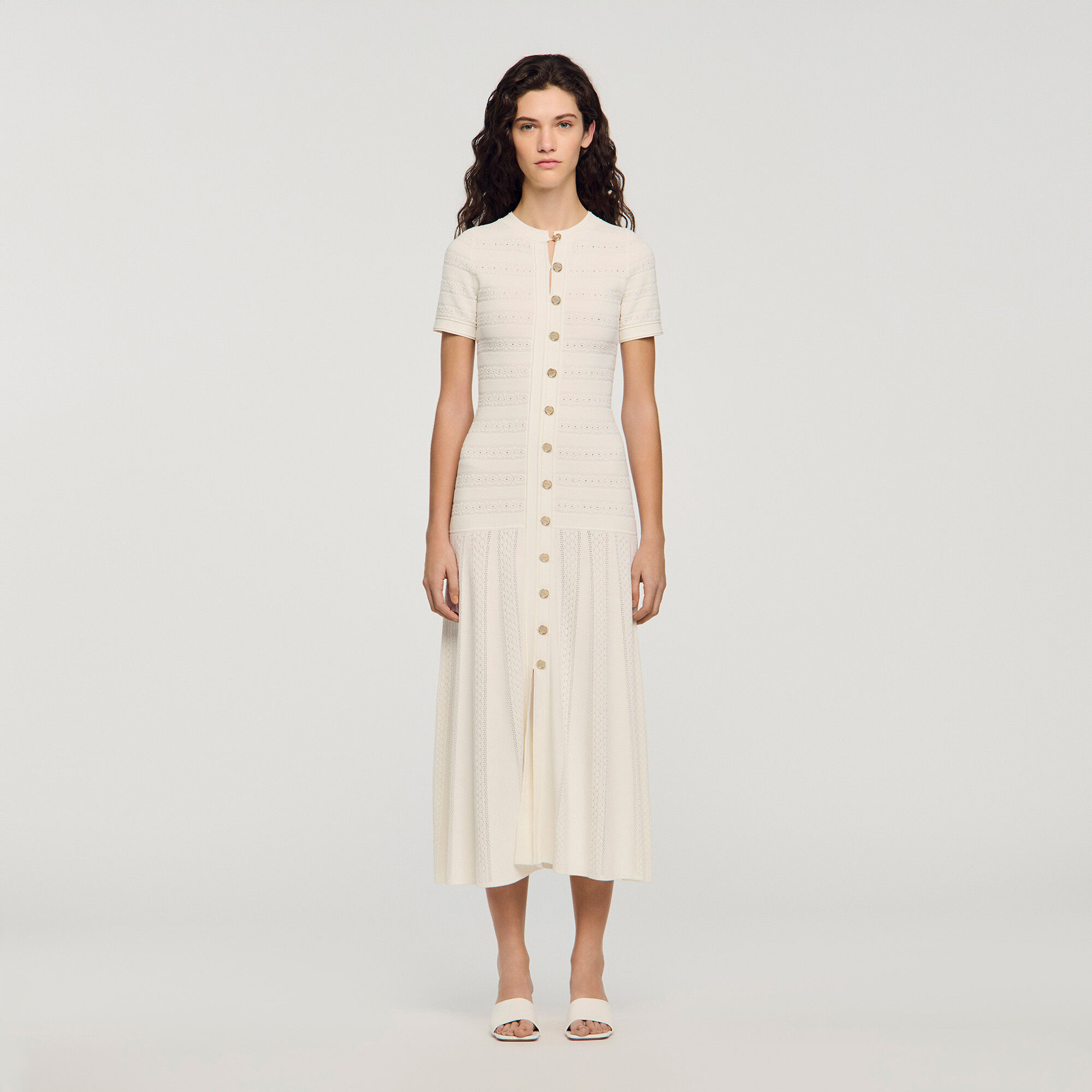 Robe maxi tricotée