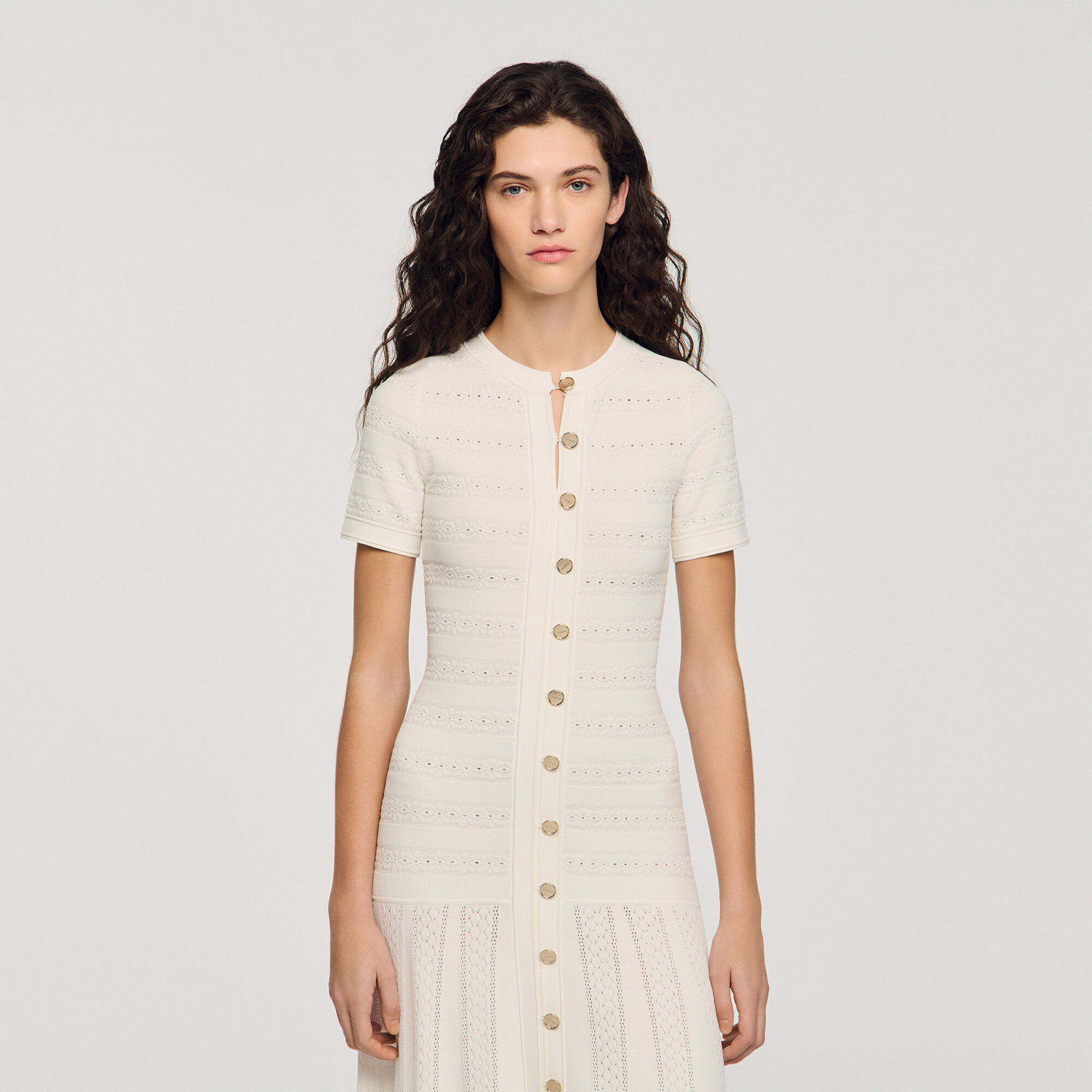 Robe maxi tricotée