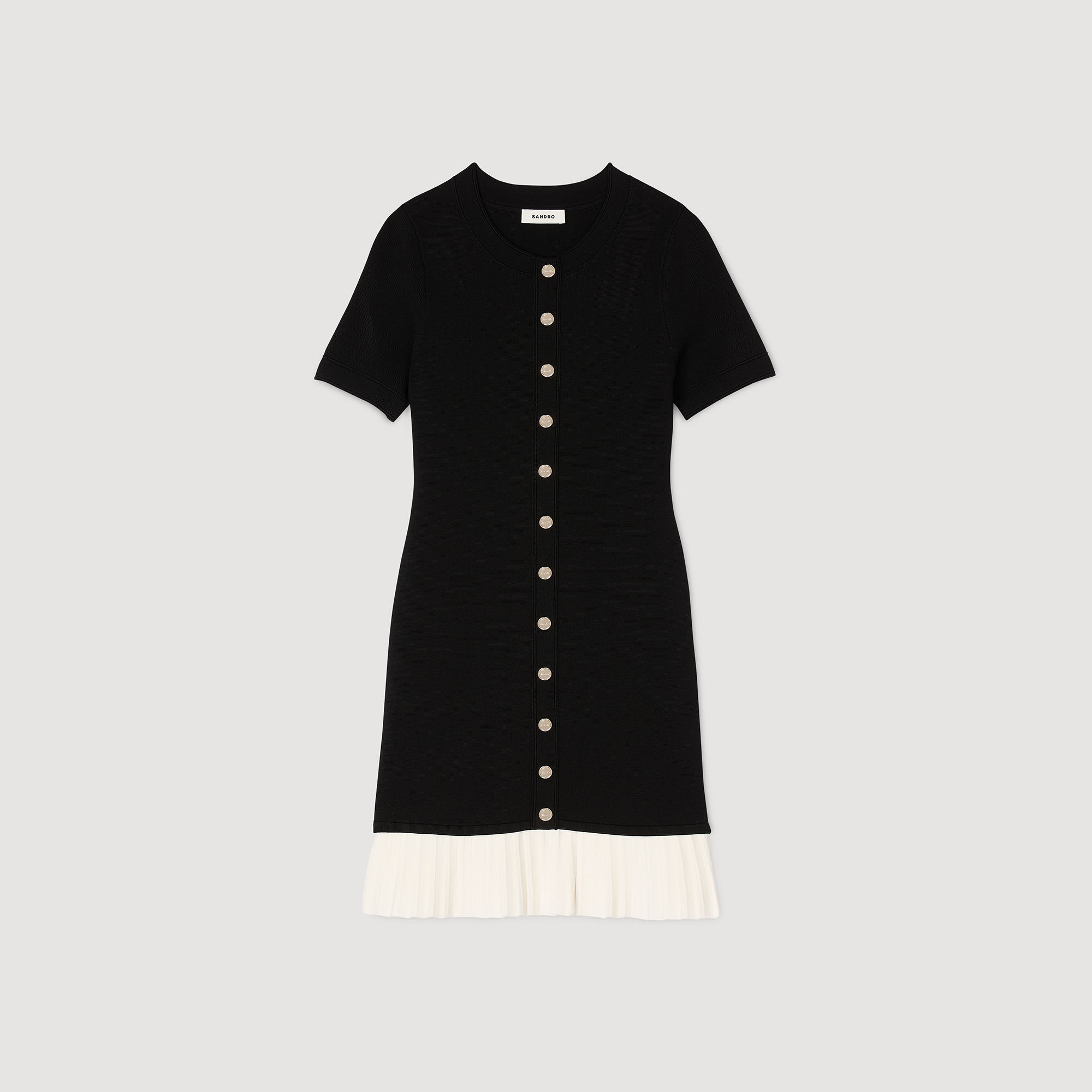 Robe pull mini à volants