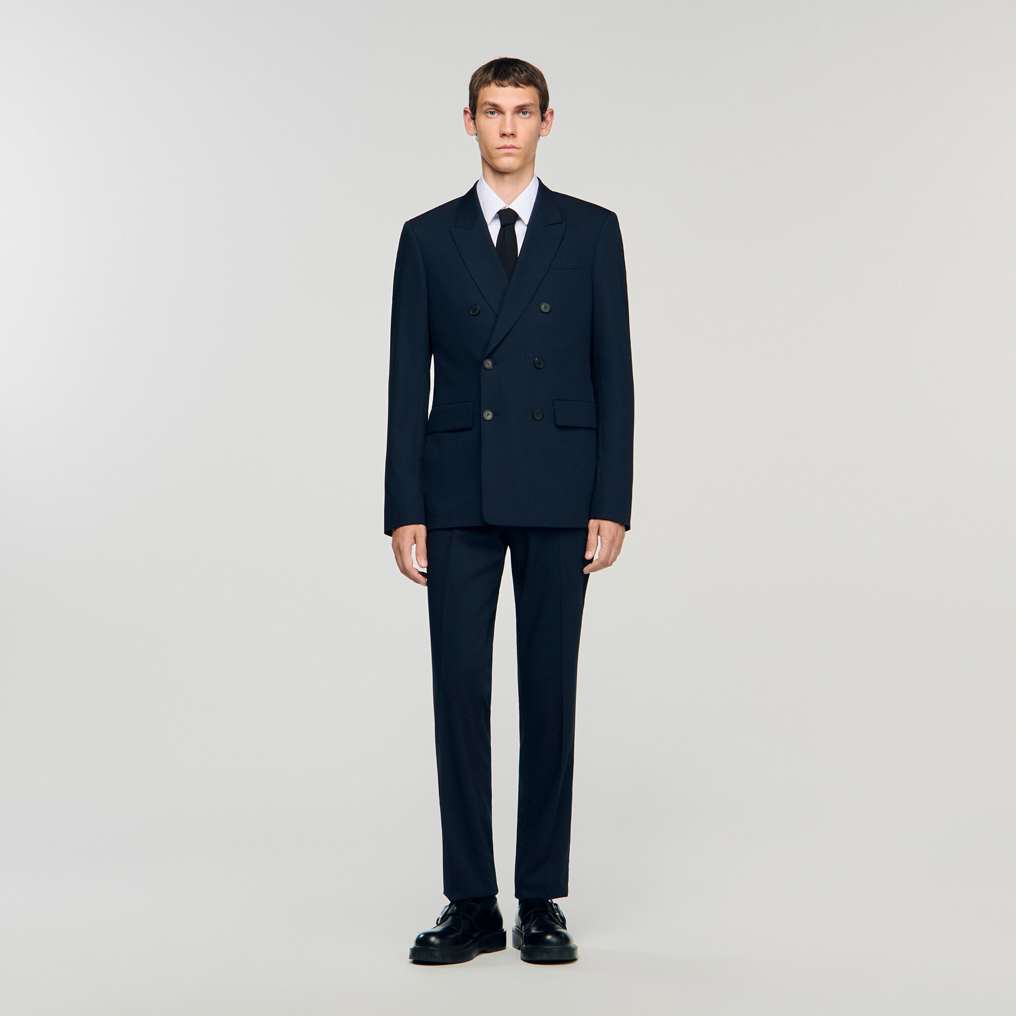 Veste de costume à double boutonnage