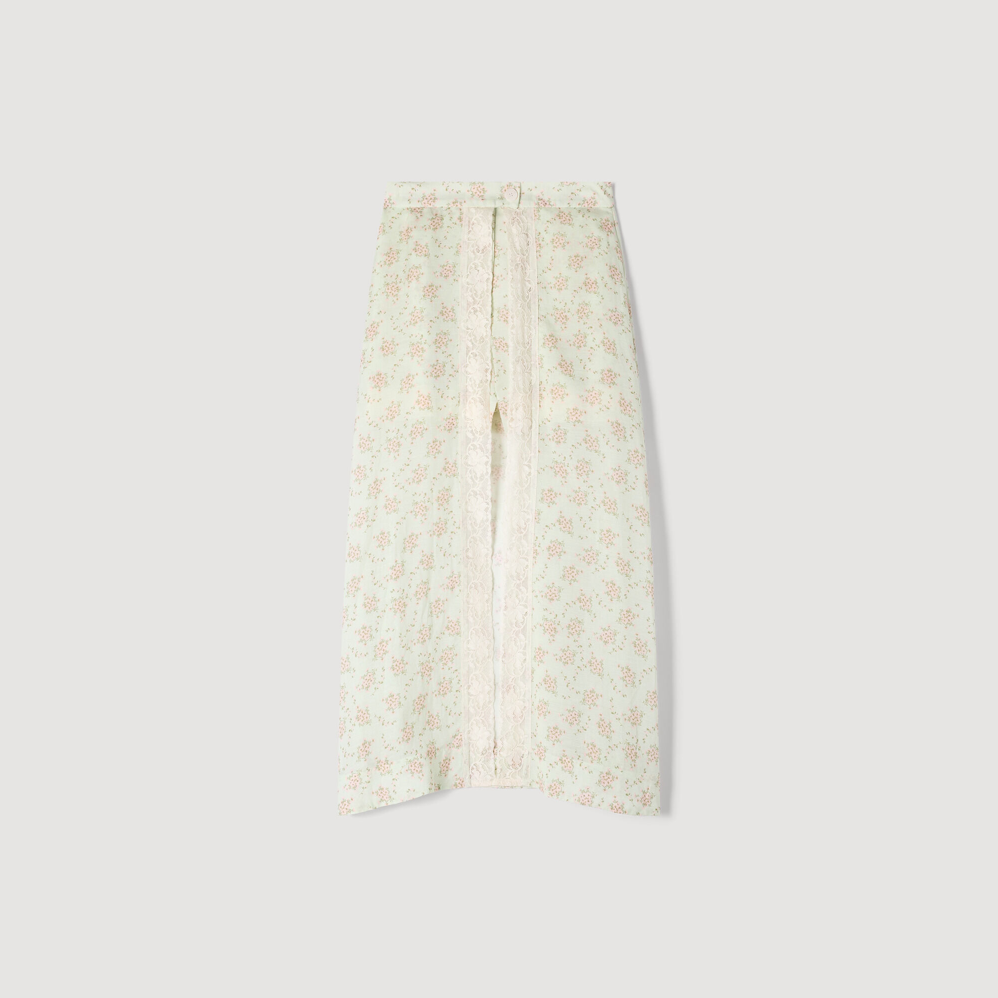 Skort maxi imprimé floral